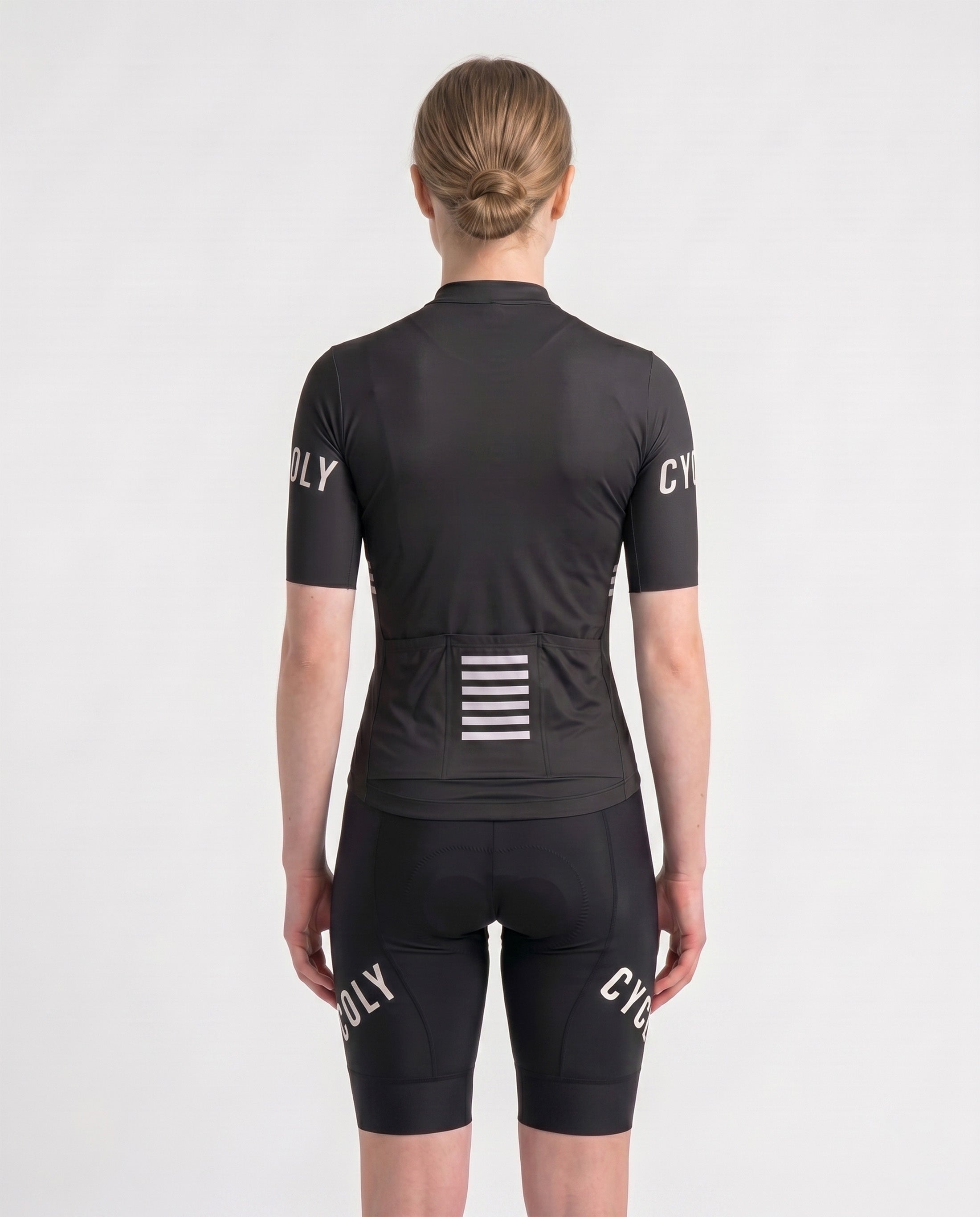 Heritage Pro Women's Short Sleeve Cycling Jersey - Black