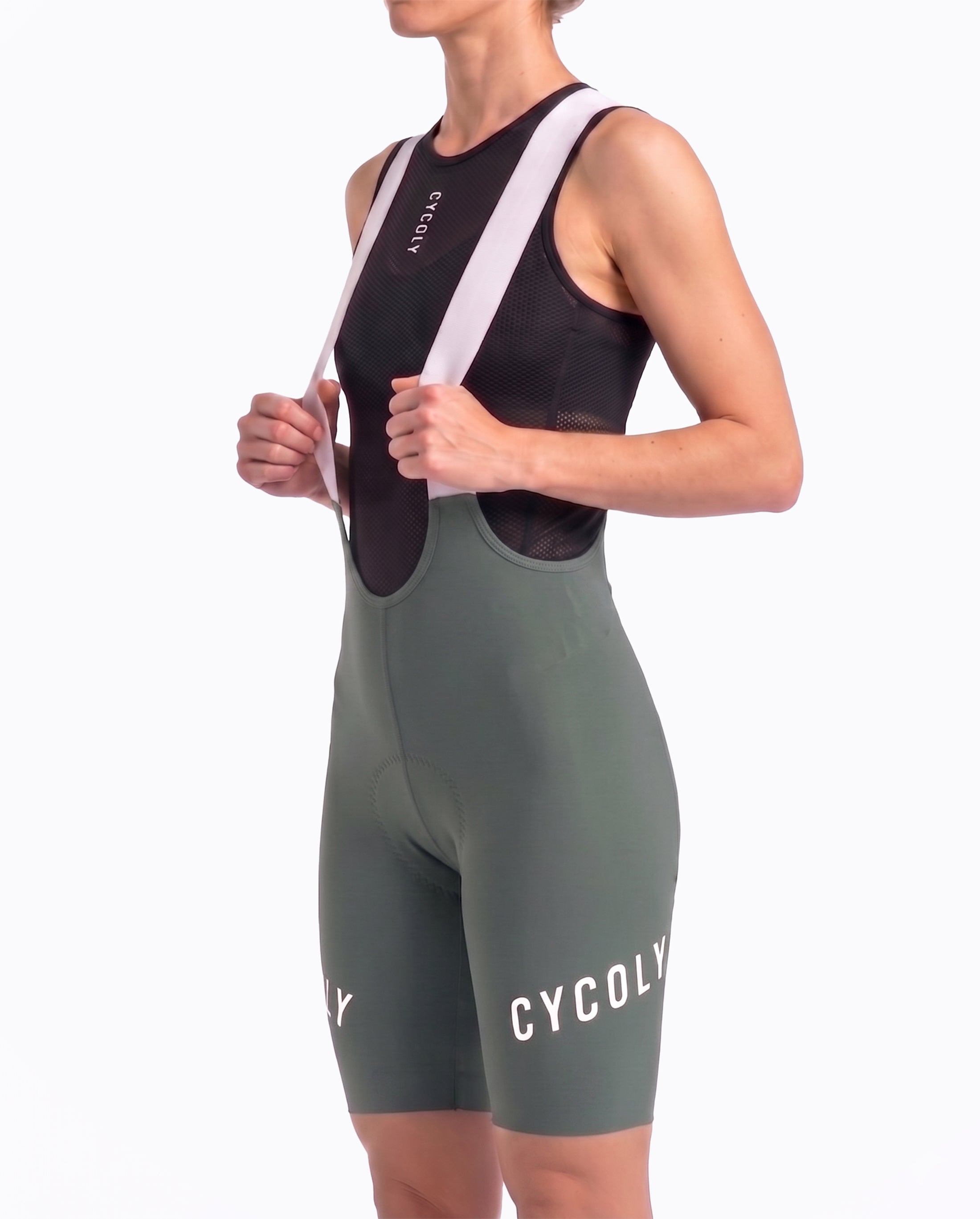 CYCOLY Women's Bib Shorts – Frosted Spruce