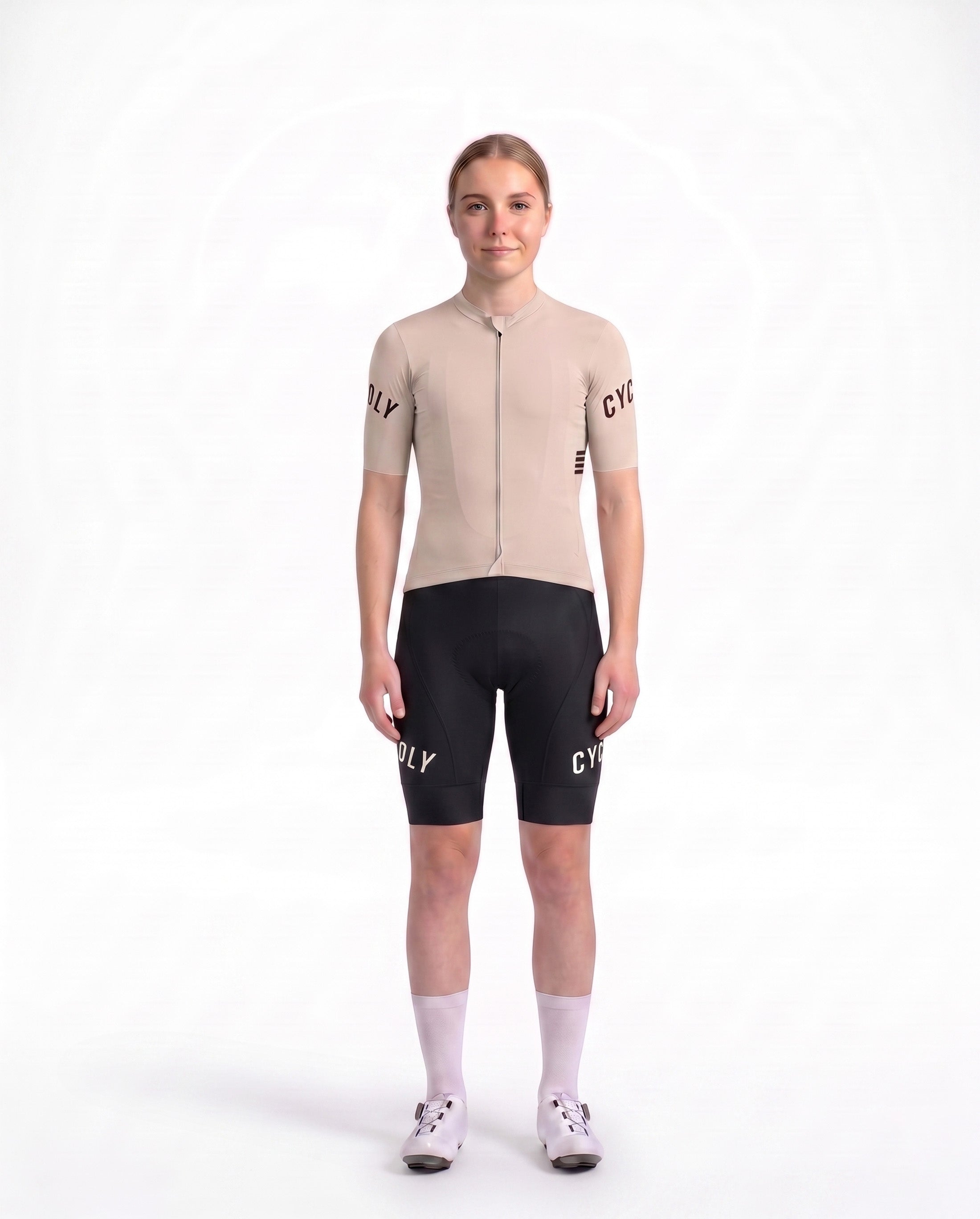 Heritage Pro Women's Short Sleeve Cycling Jersey - Ivory
