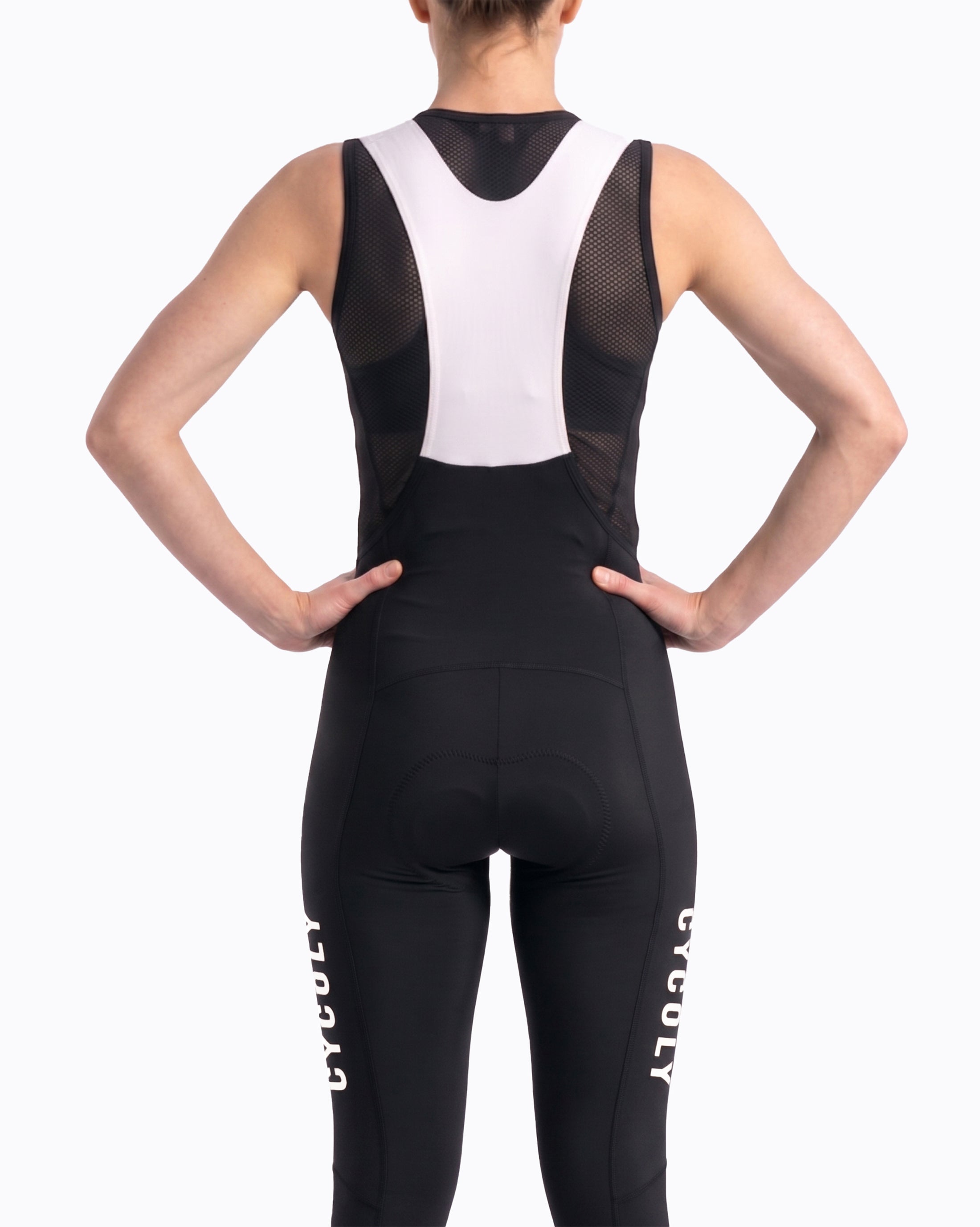 CYCOLY Women's Pro Team Lightweight Tights – Black & White