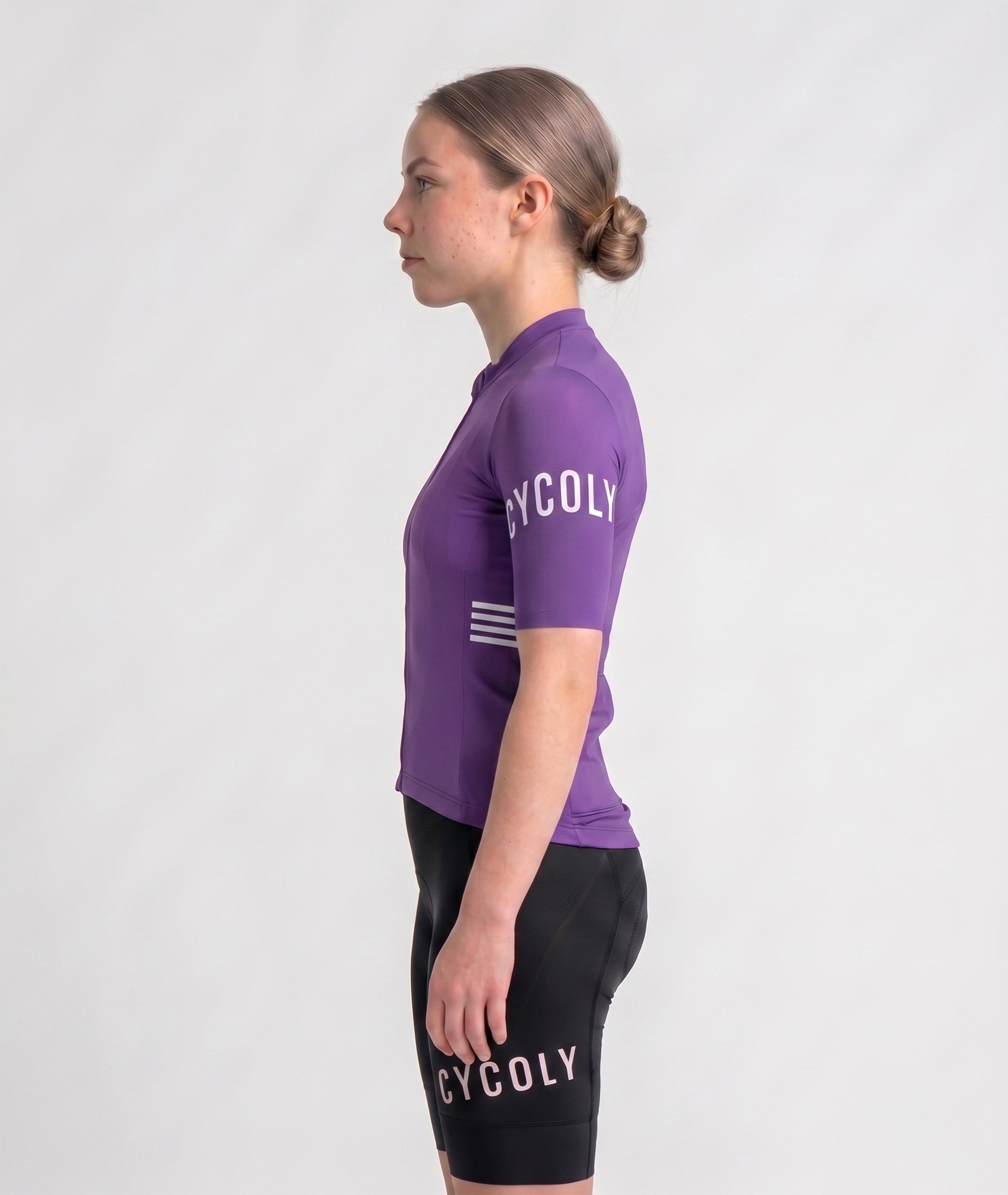 Heritage Pro Women's Short Sleeve Cycling Jersey - Violet
