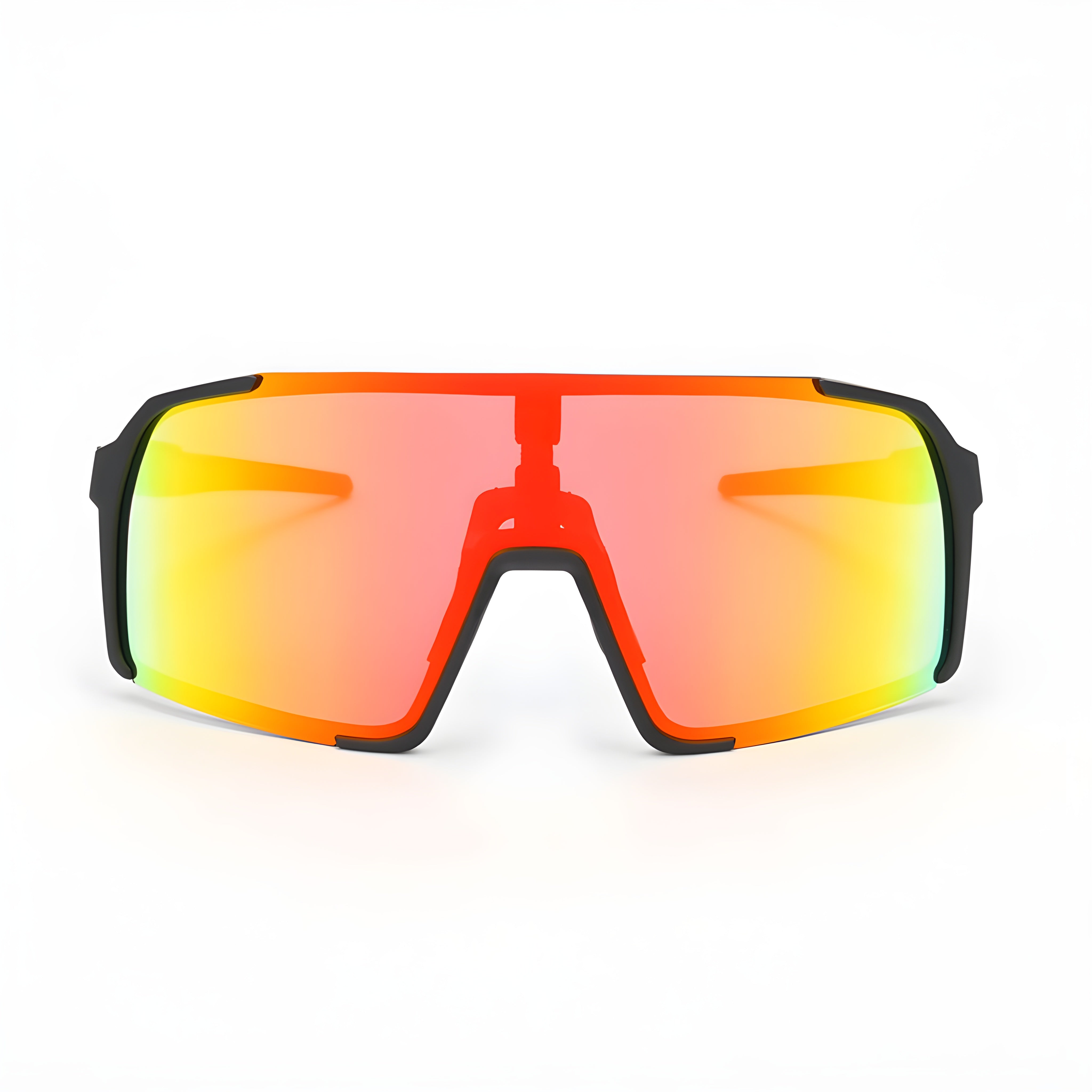 CYCOLY Orange Mirror Cycling Sunglasses | UV400 Polarized Sports Glasses