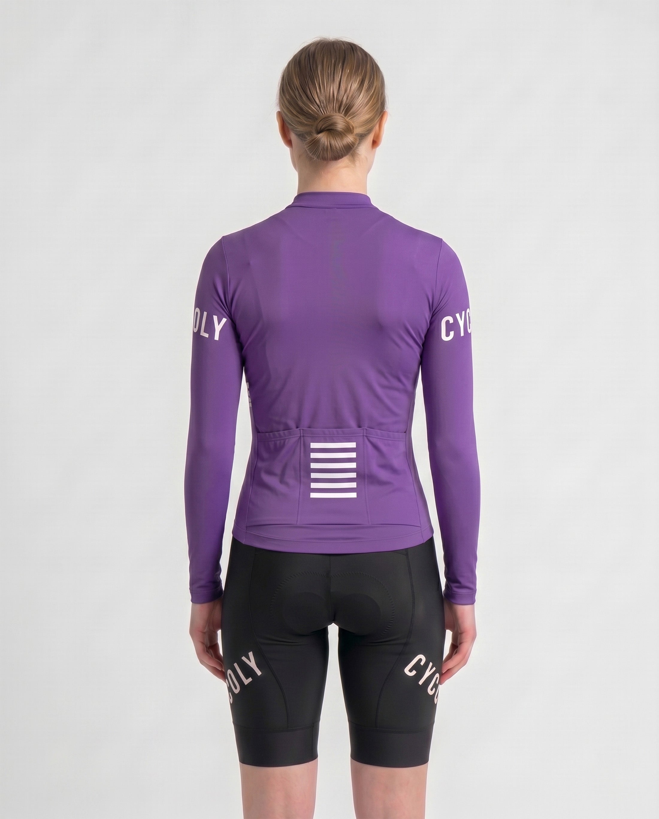 Heritage Pro Women's Long Sleeve Cycling Jersey - Violet
