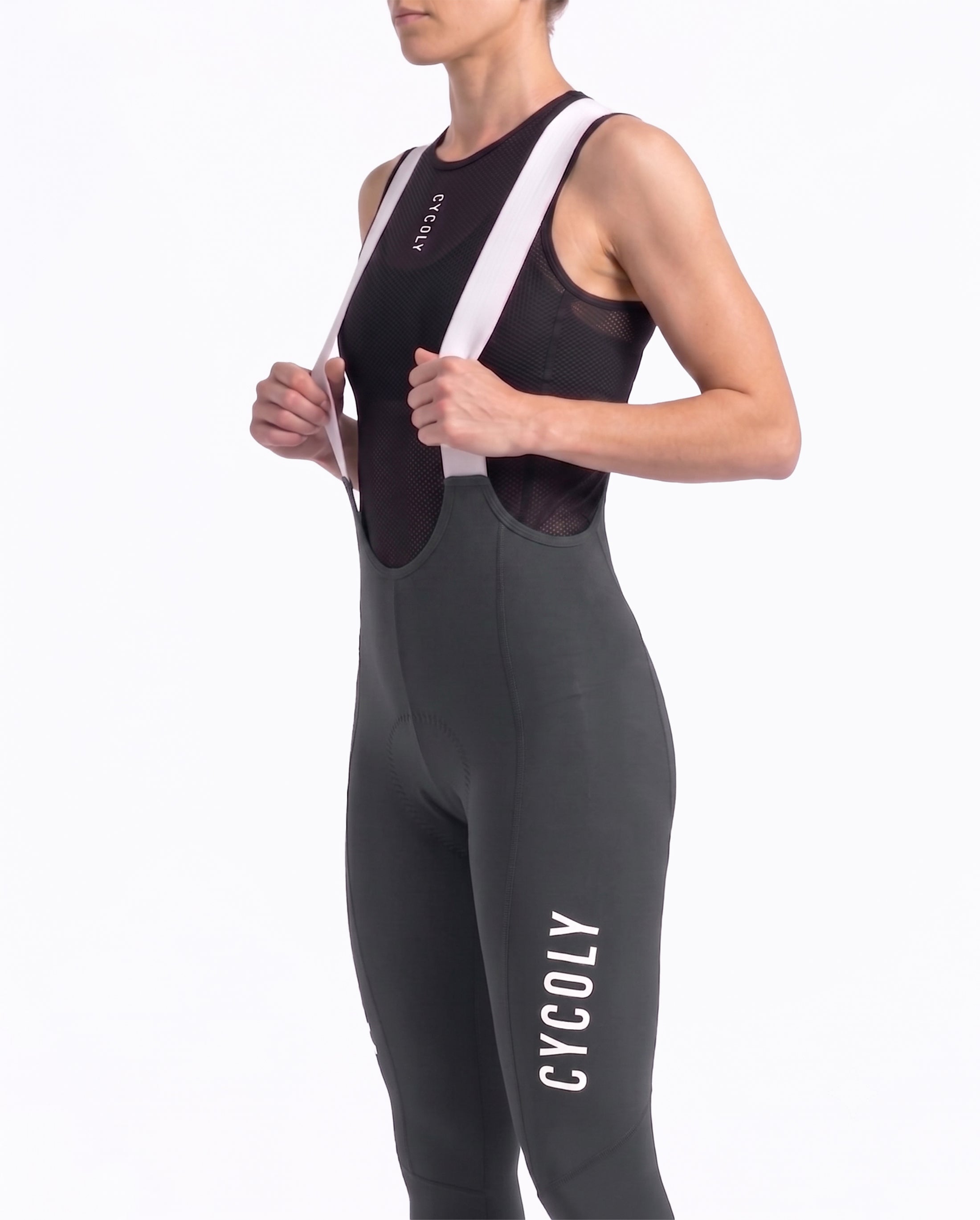 CYCOLY Women's Pro Team Lightweight Tights – Charcoal Grey