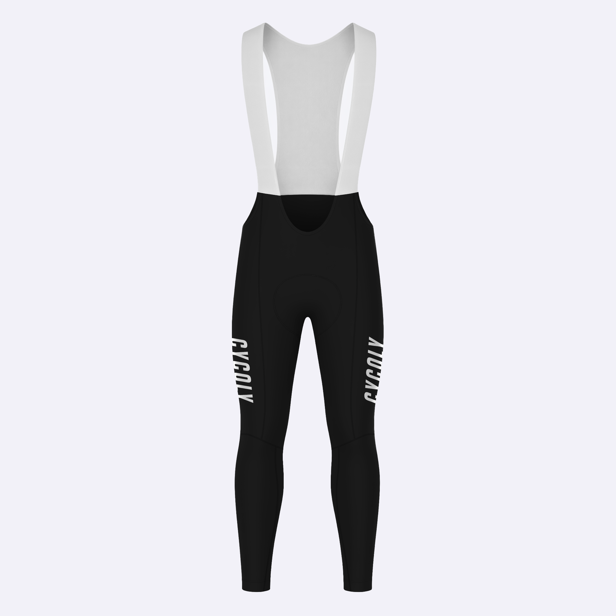 CYCOLY Men's Pro Team Lightweight Tights – Black & White
