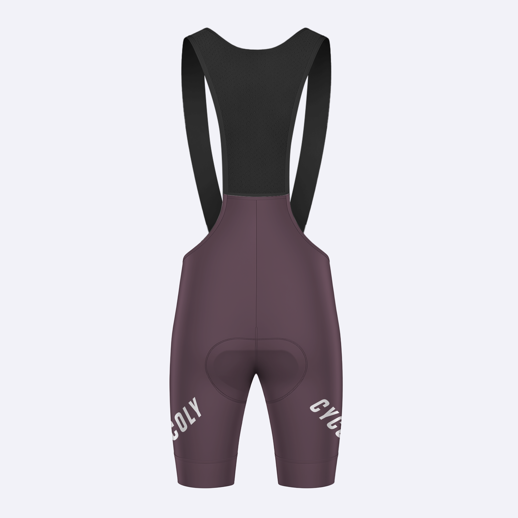 CYCOLY Men's Bib Shorts – Wine plum