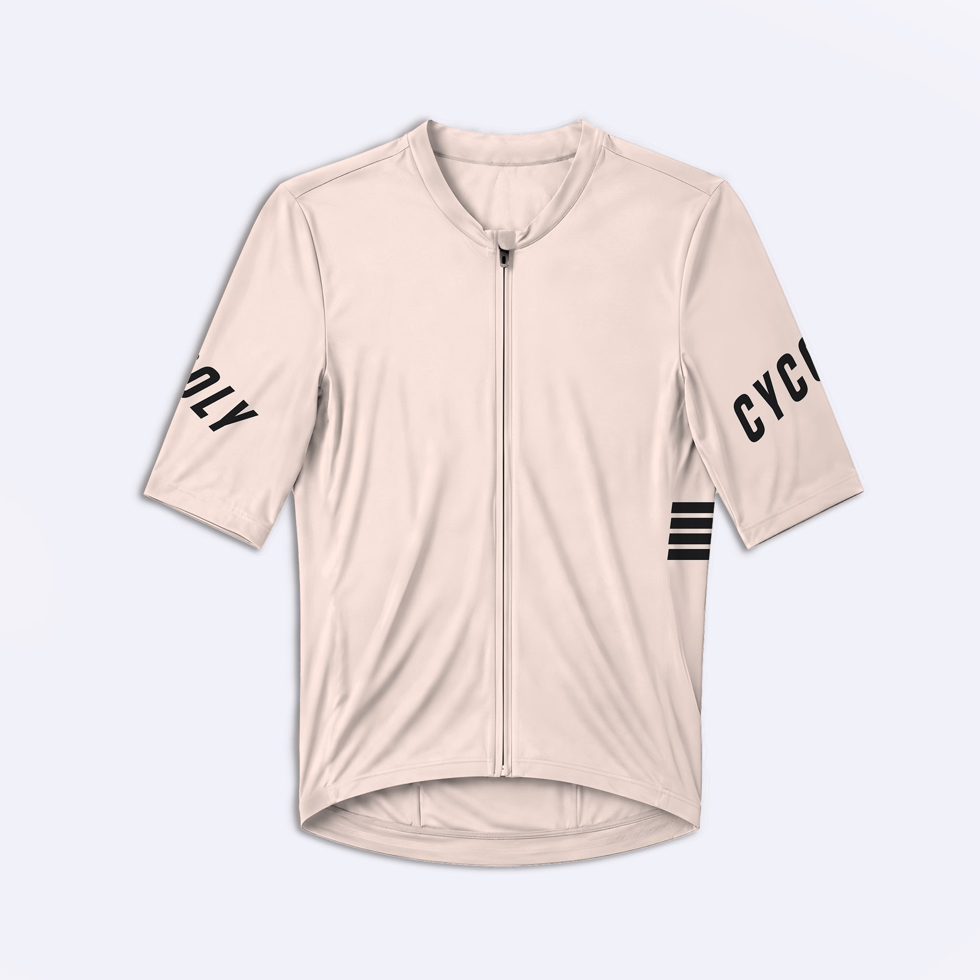 CYCOLY Men's Short Sleeve Cycling Jersey - Ivory
