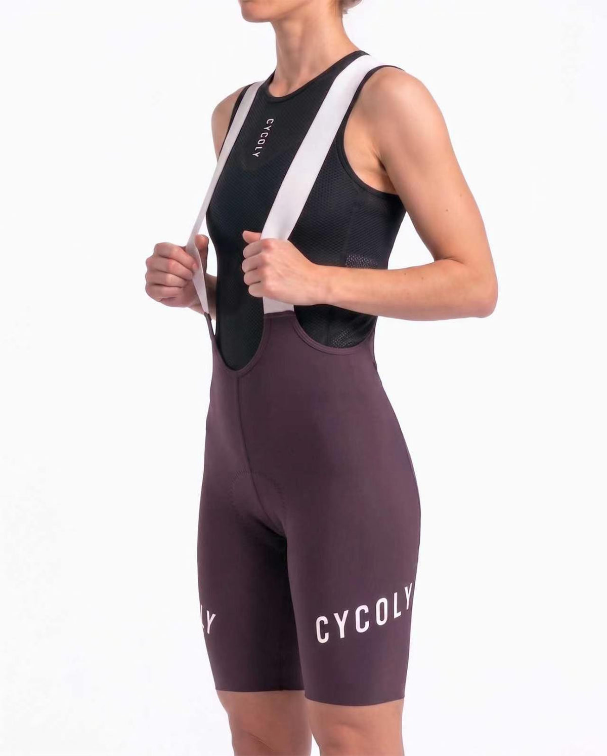 CYCOLY Women's Bib Shorts – Wine plum