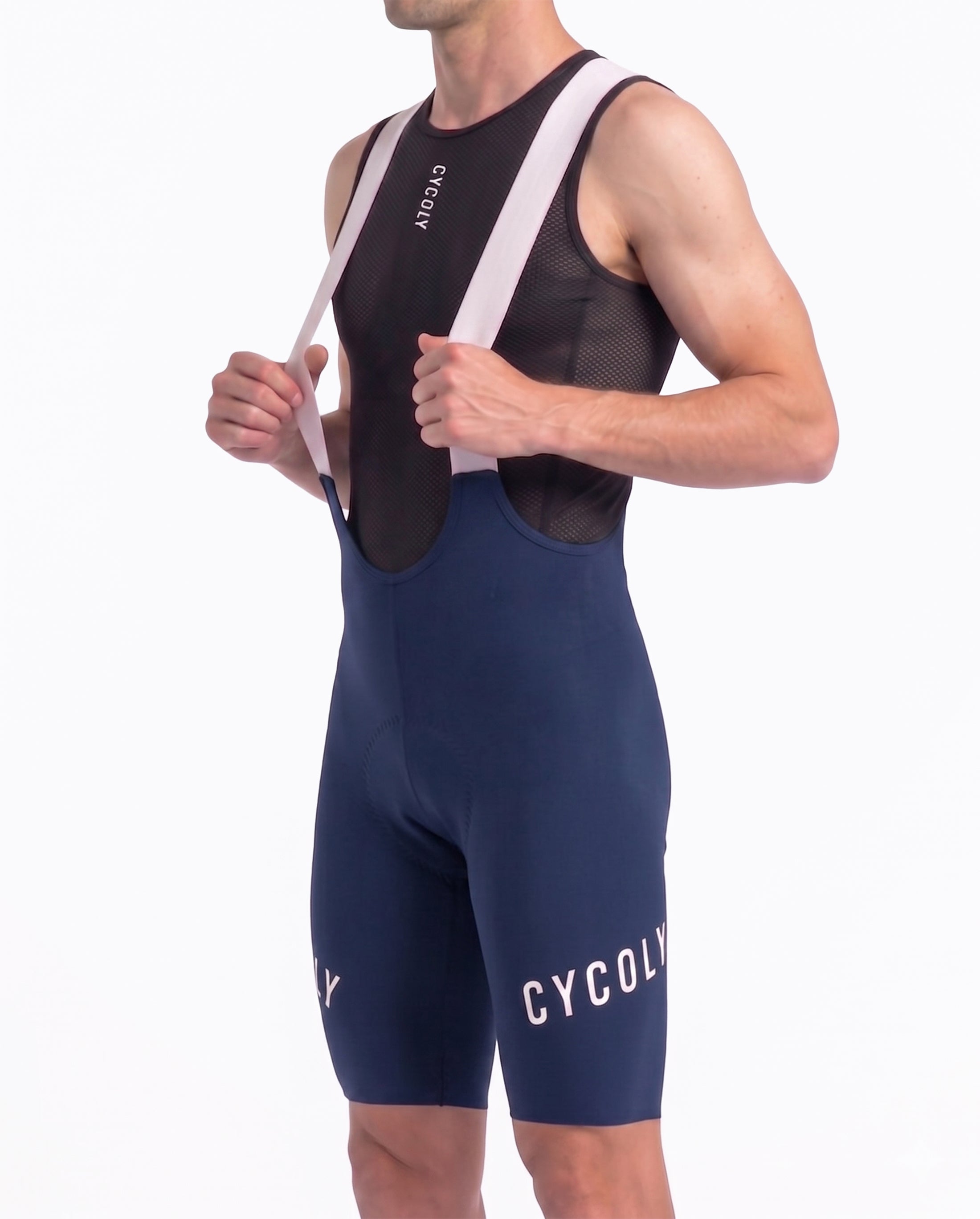 CYCOLY Men's Bib Shorts – Navy Blue