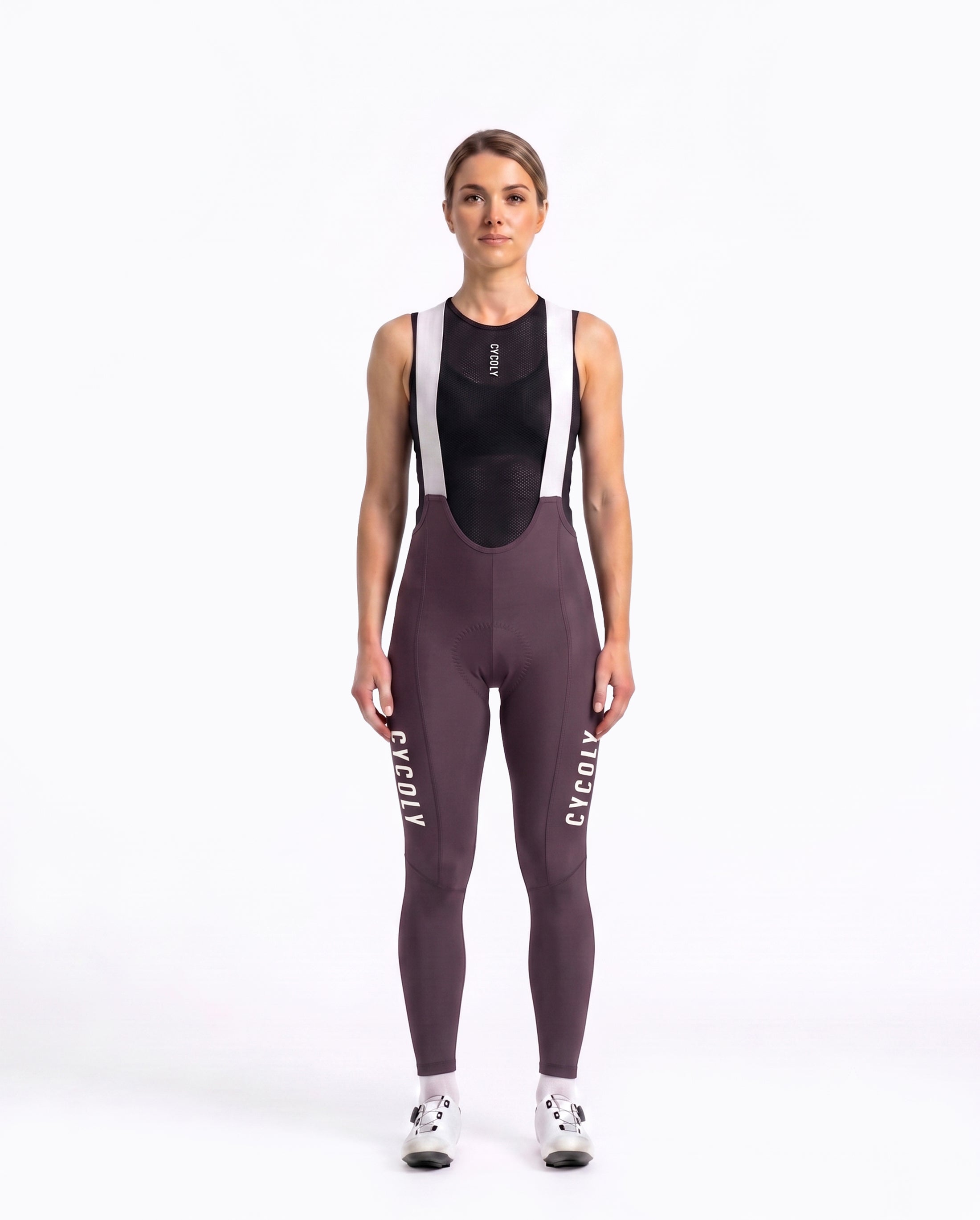 CYCOLY Women's Pro Team Lightweight Tights – Wine plum