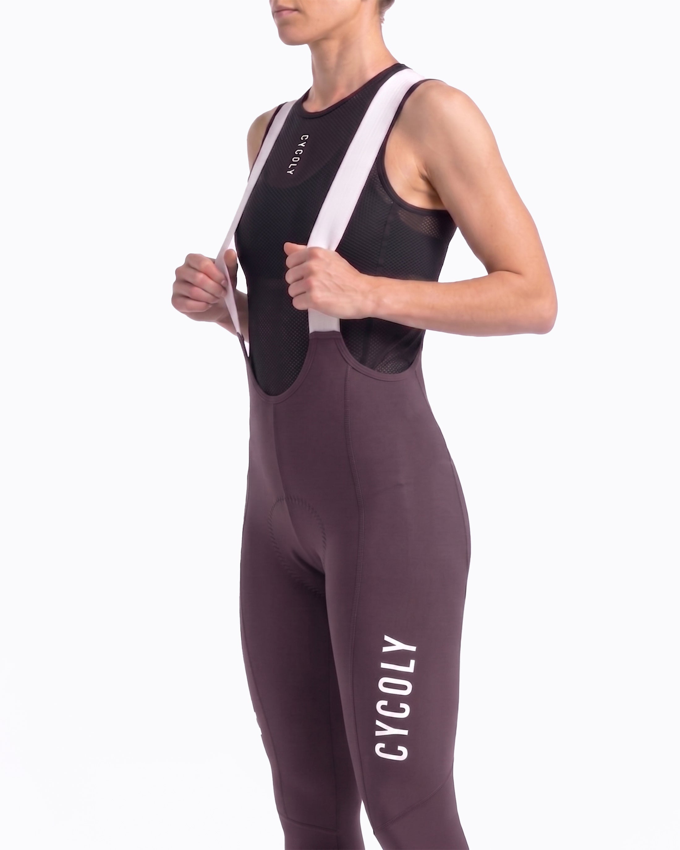 CYCOLY Women's Pro Team Lightweight Tights – Wine plum