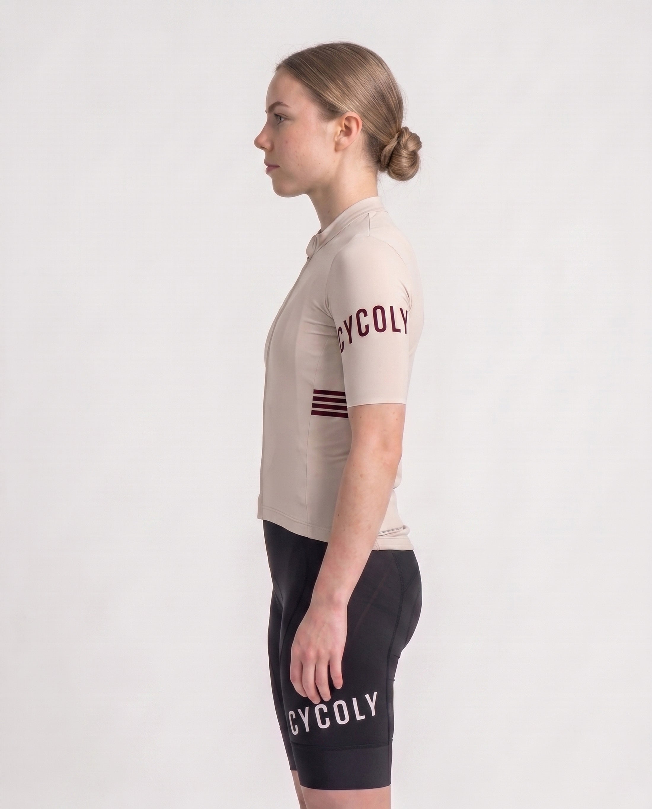 Heritage Pro Women's Short Sleeve Cycling Jersey - Ivory