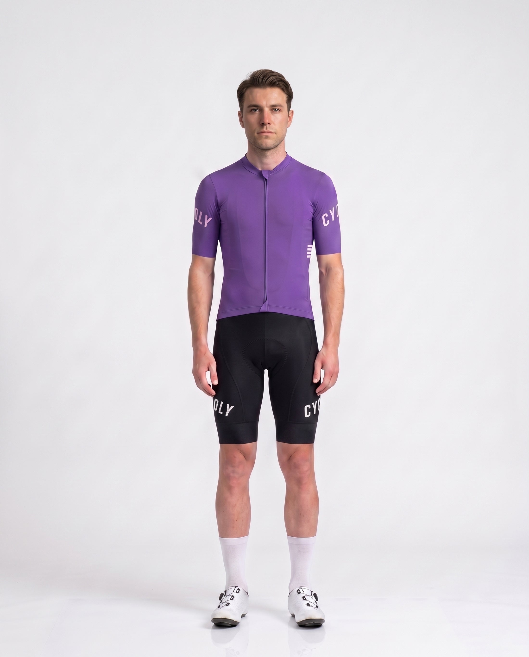 Heritage Pro Men's Short Sleeve Cycling Jersey - Violet