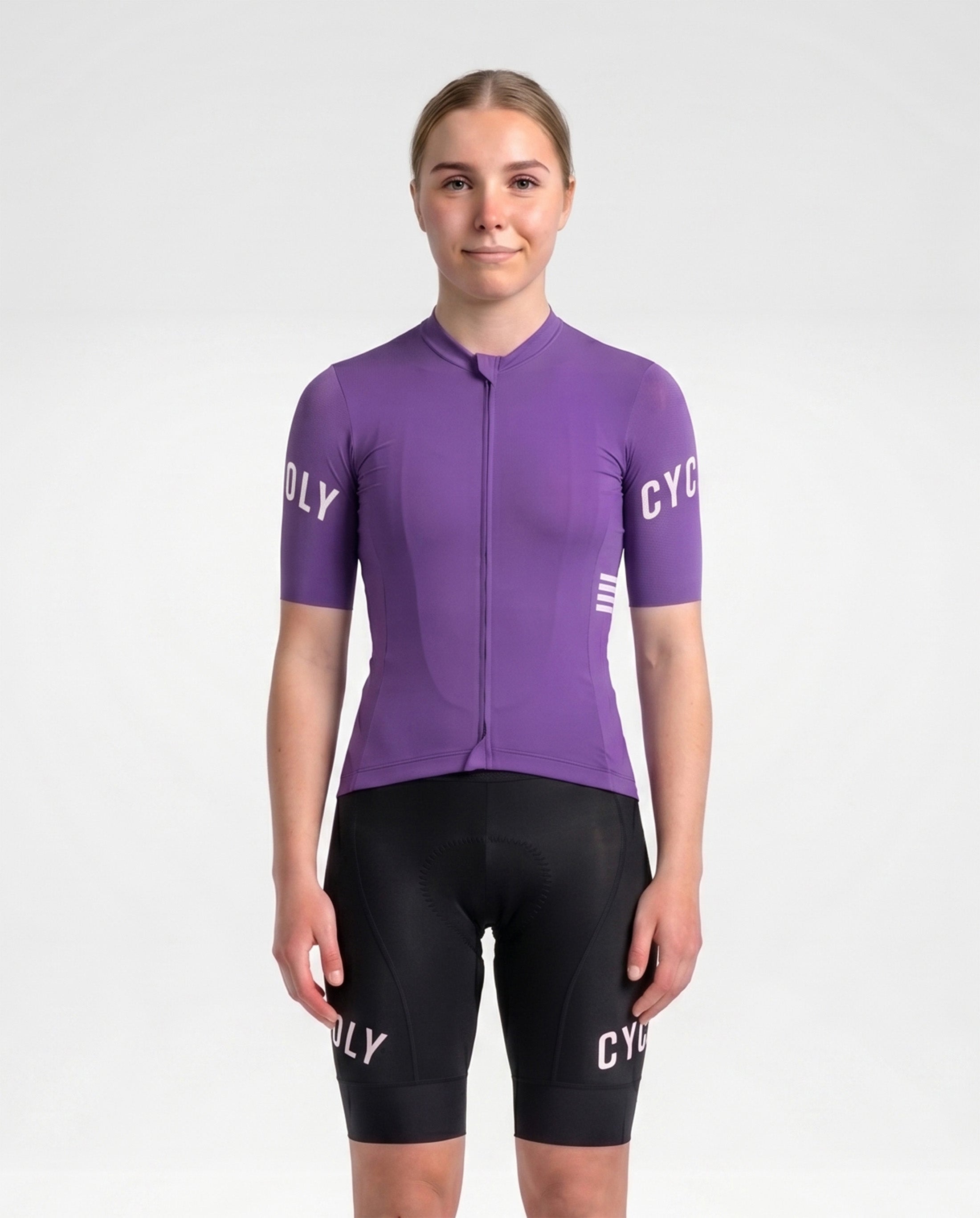 Heritage Pro Women's Short Sleeve Cycling Jersey - Violet