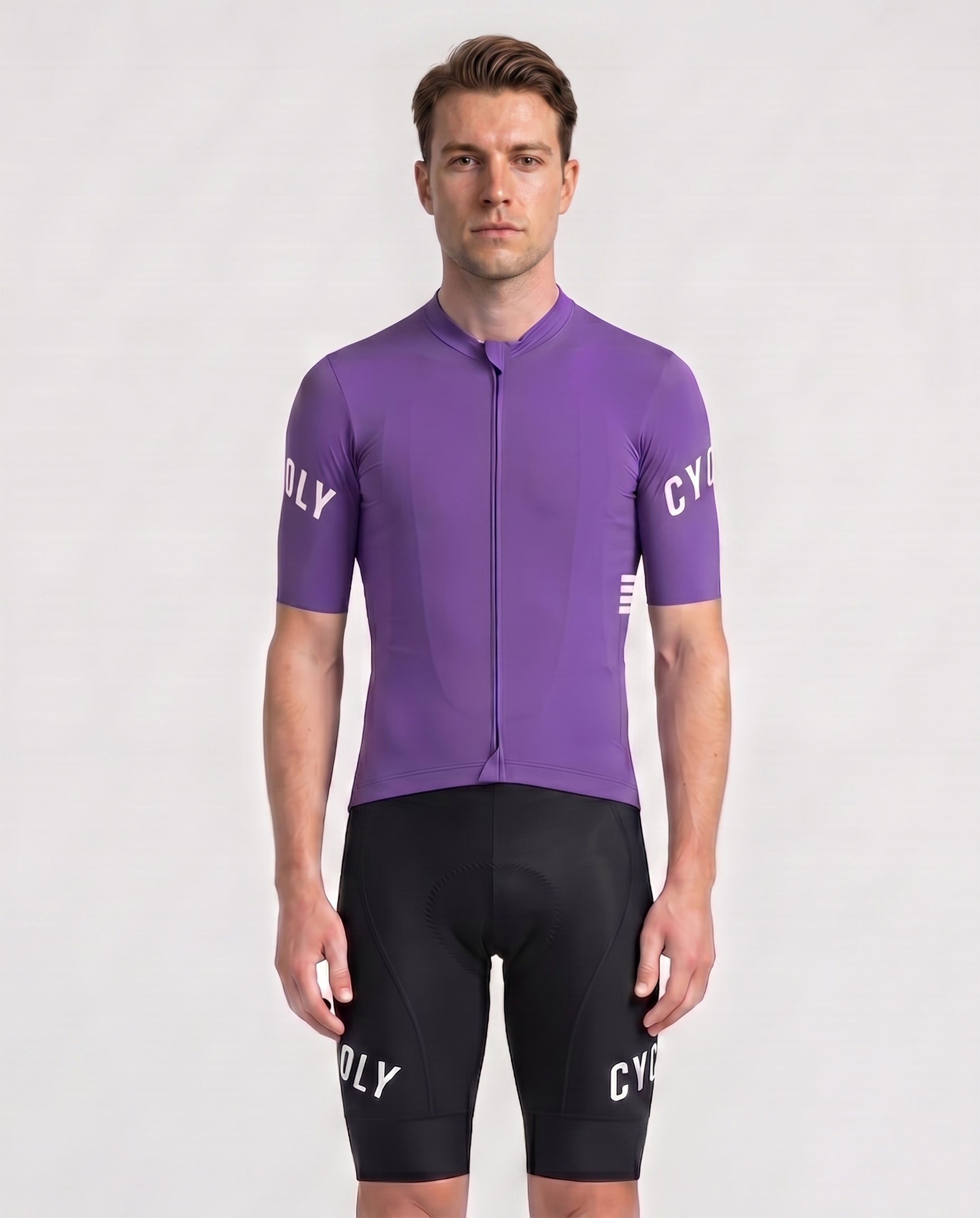 Heritage Pro Men's Short Sleeve Cycling Jersey - Violet