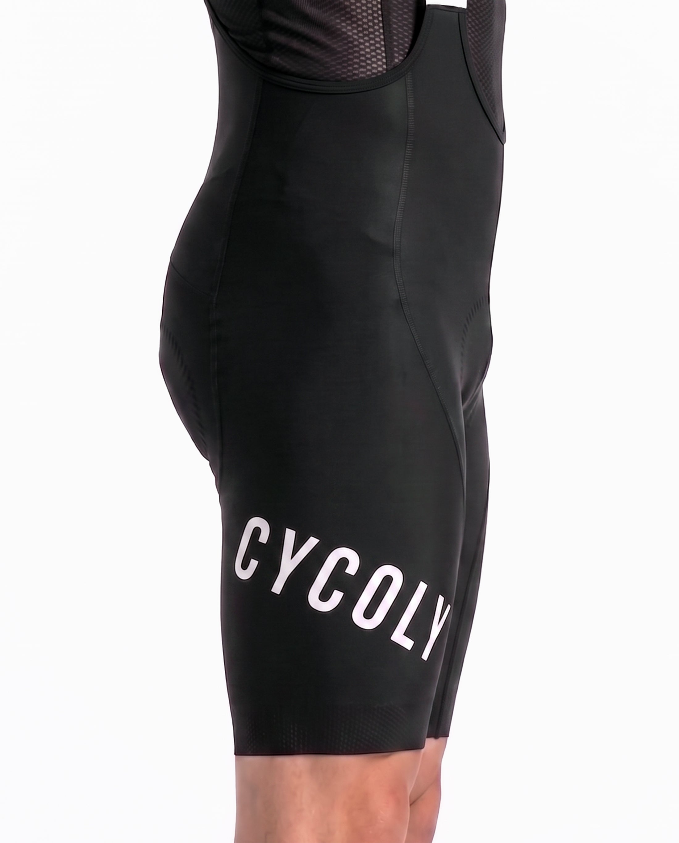 CYCOLY Men's Bib Shorts – Black & White