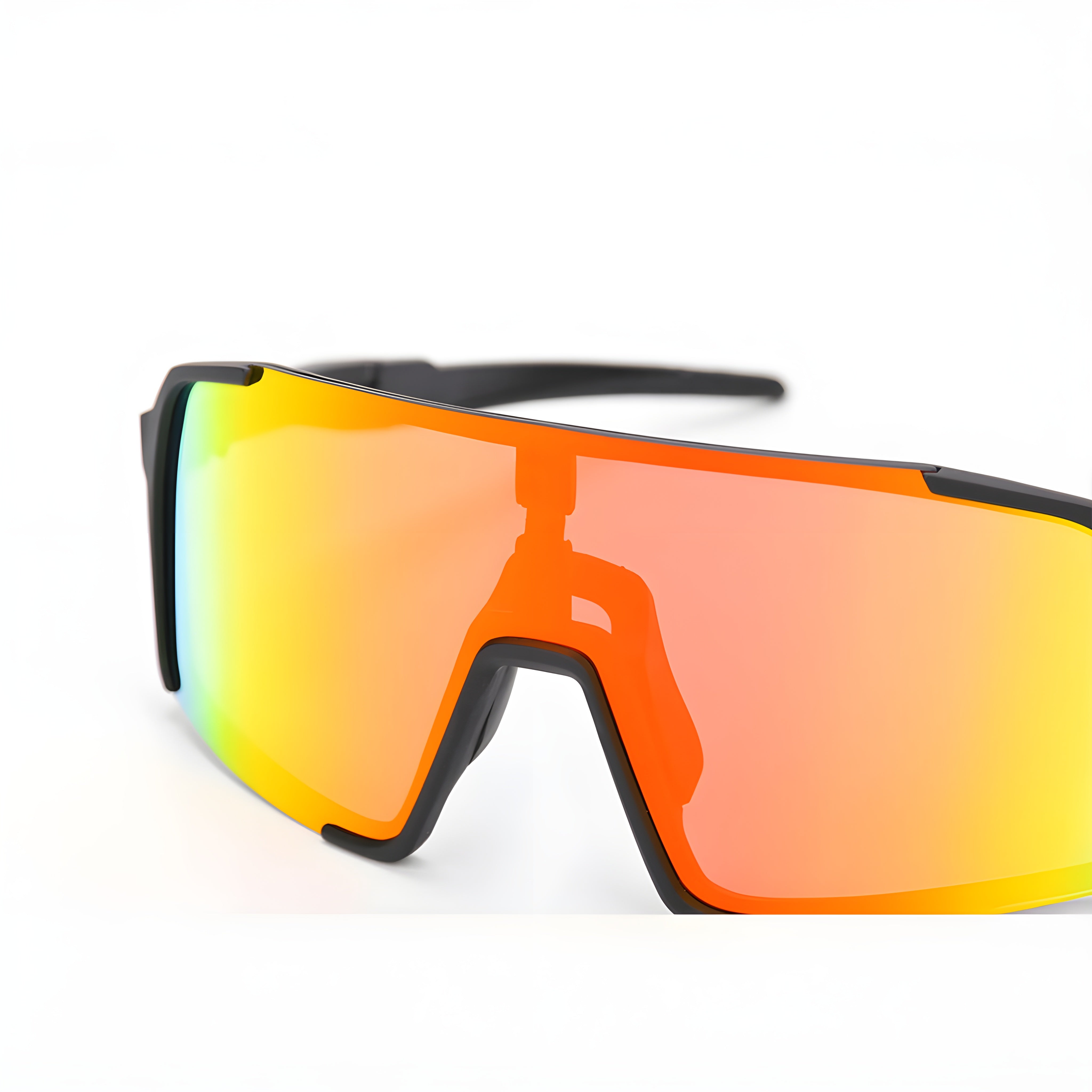 CYCOLY Orange Mirror Cycling Sunglasses | UV400 Polarized Sports Glasses
