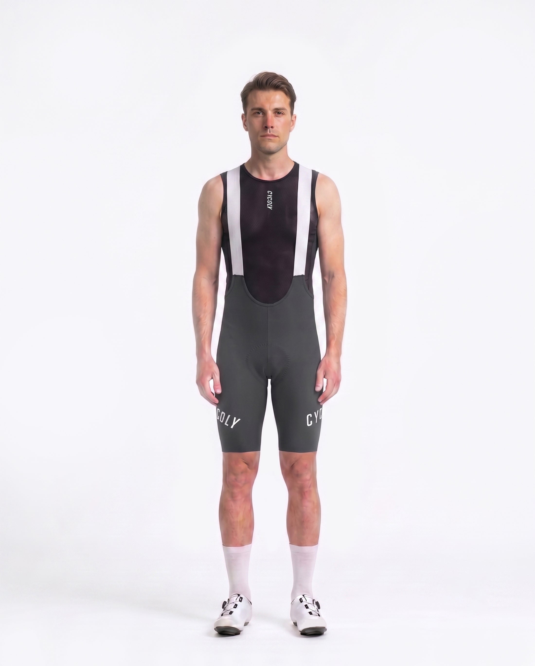 CYCOLY Men's Bib Shorts – Charcoal Grey