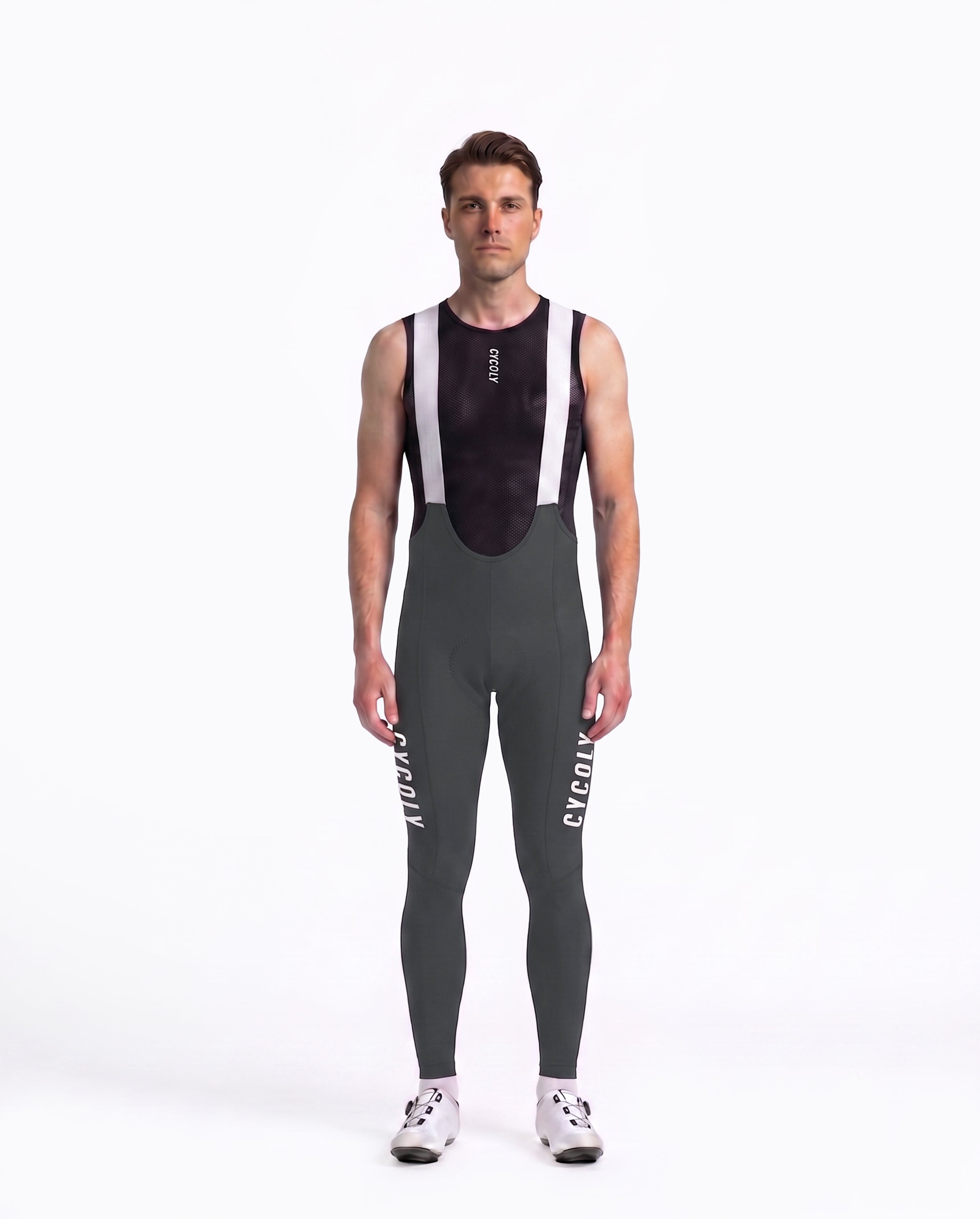 CYCOLY Men's Pro Team Lightweight Tights – Charcoal Grey