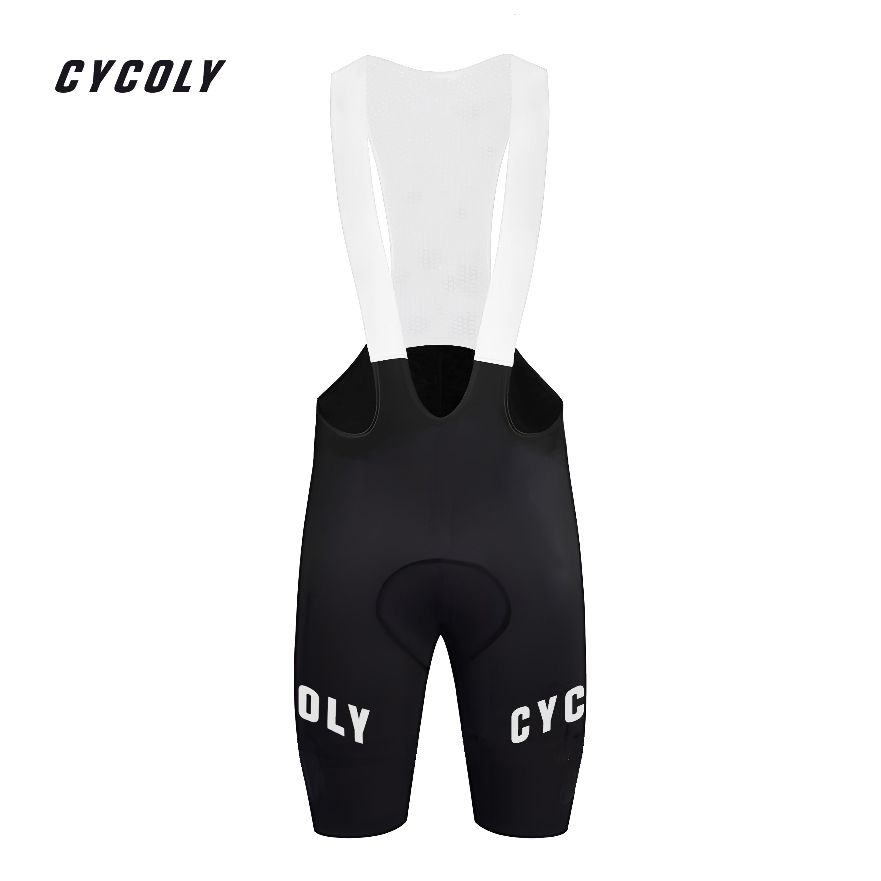 CYCOLY Men's Bib Shorts – Black & White