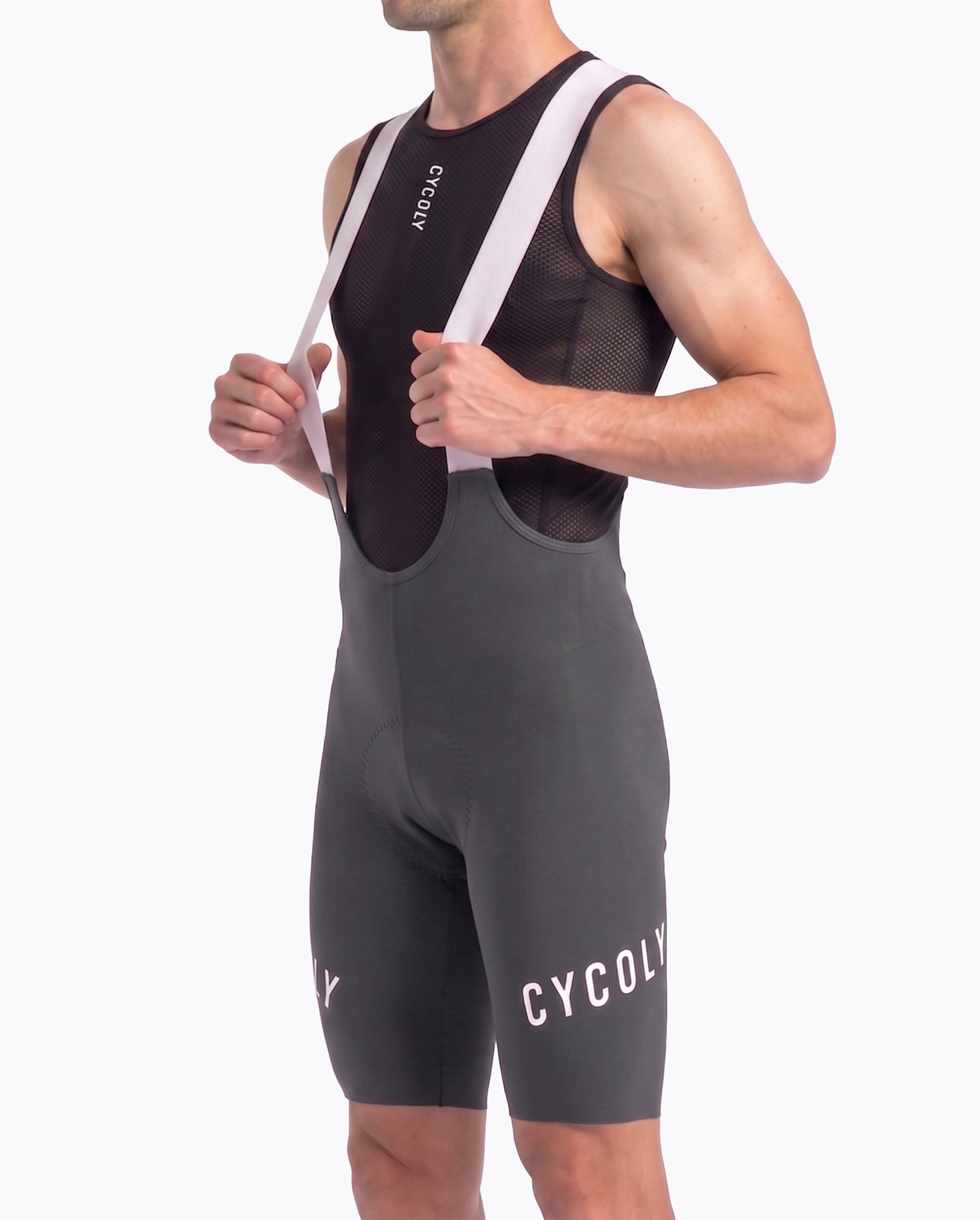 CYCOLY Men's Bib Shorts – Charcoal Grey