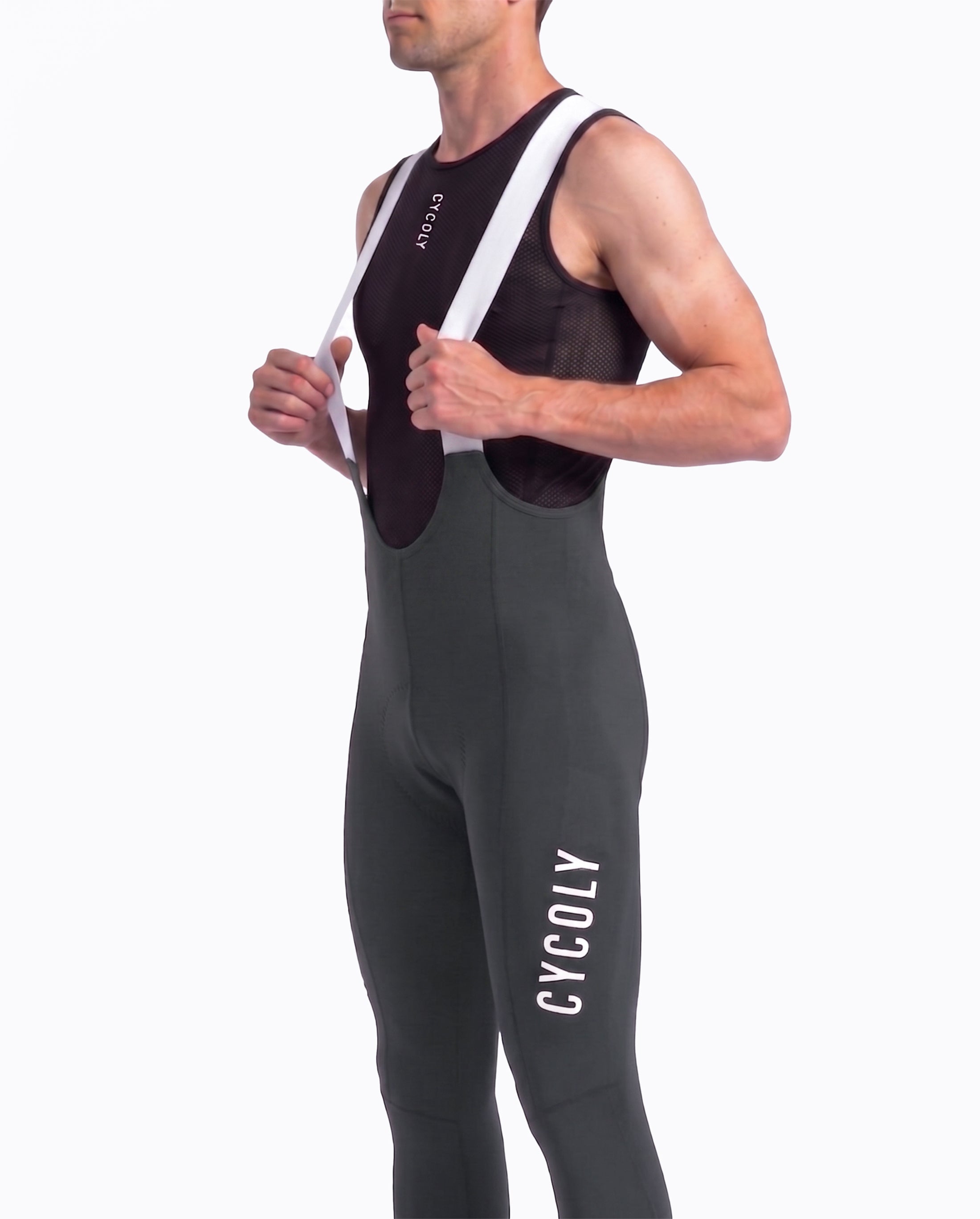 CYCOLY Men's Pro Team Lightweight Tights – Charcoal Grey
