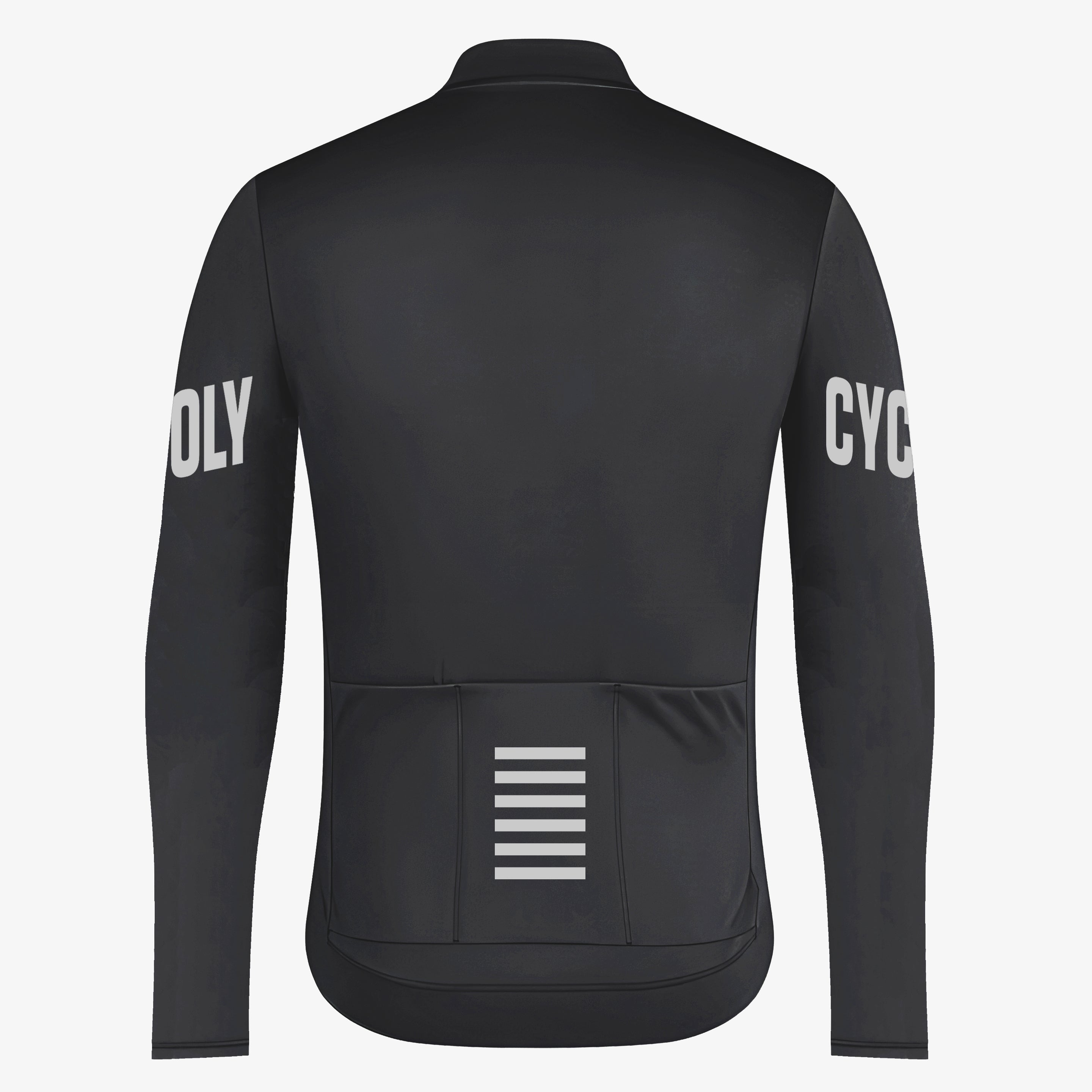 Heritage Pro Men's Long Sleeve Cycling Jersey - Black