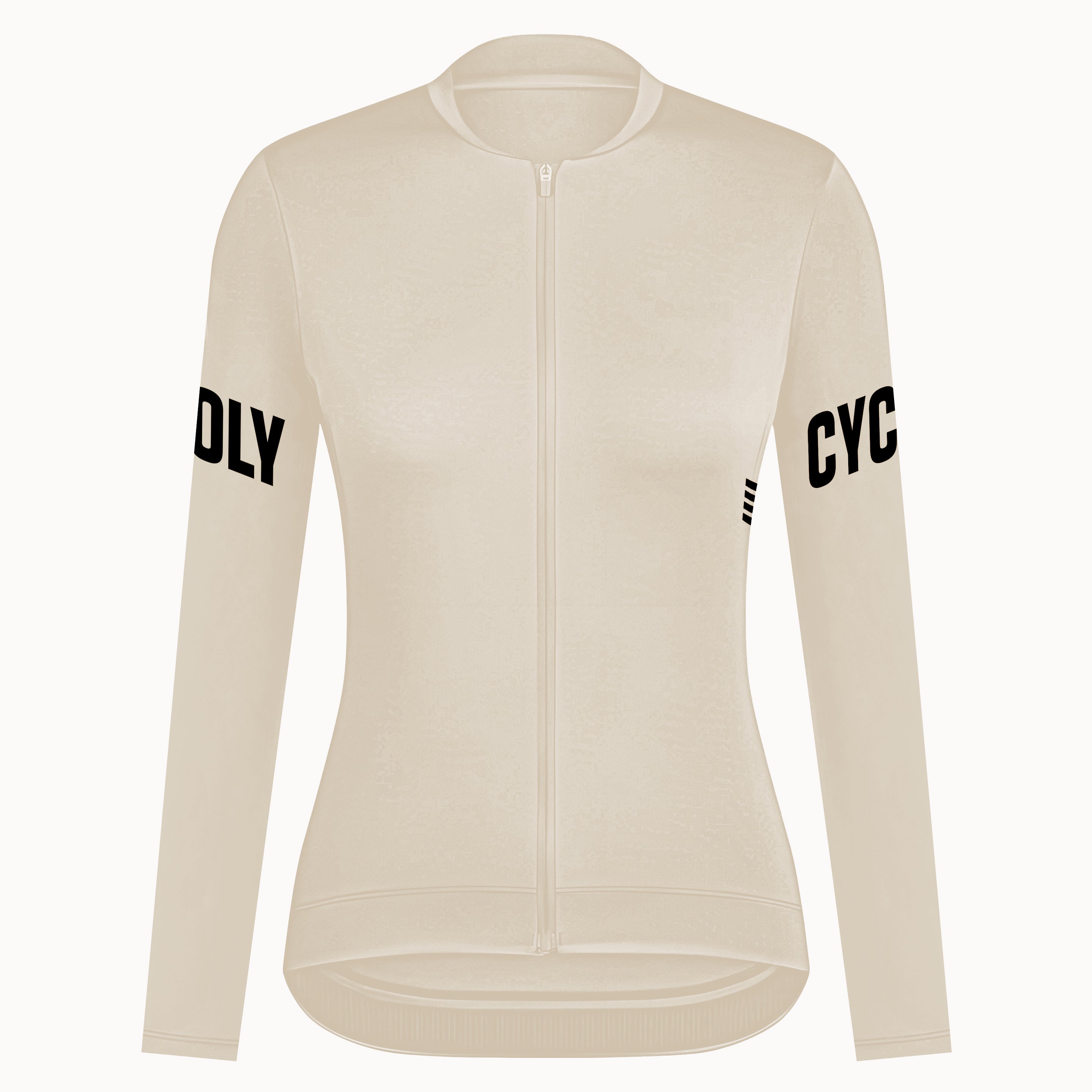 Heritage Pro Women's Long Sleeve Cycling Jersey - Ivory