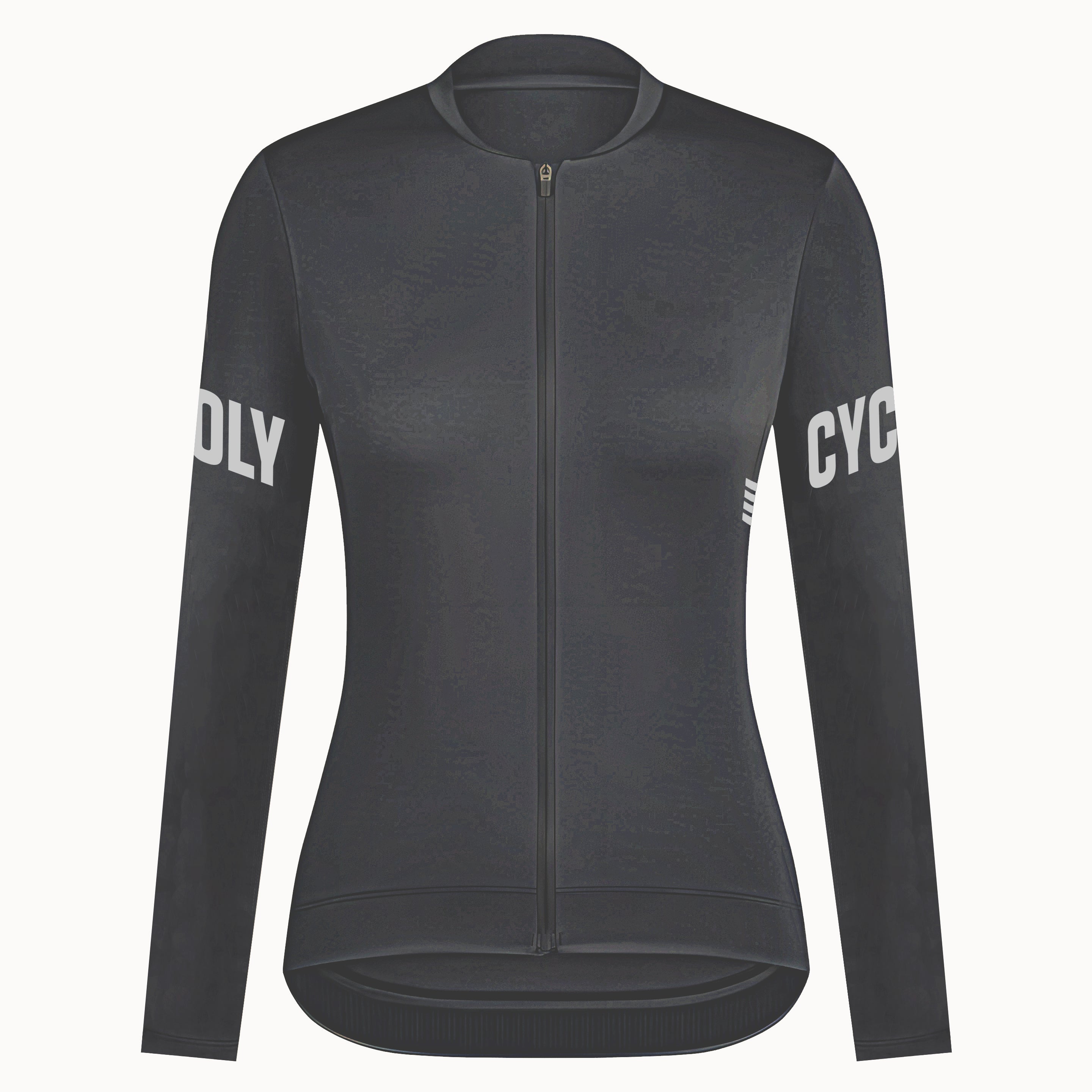 Heritage Pro Women's Long Sleeve Cycling Jersey - Black