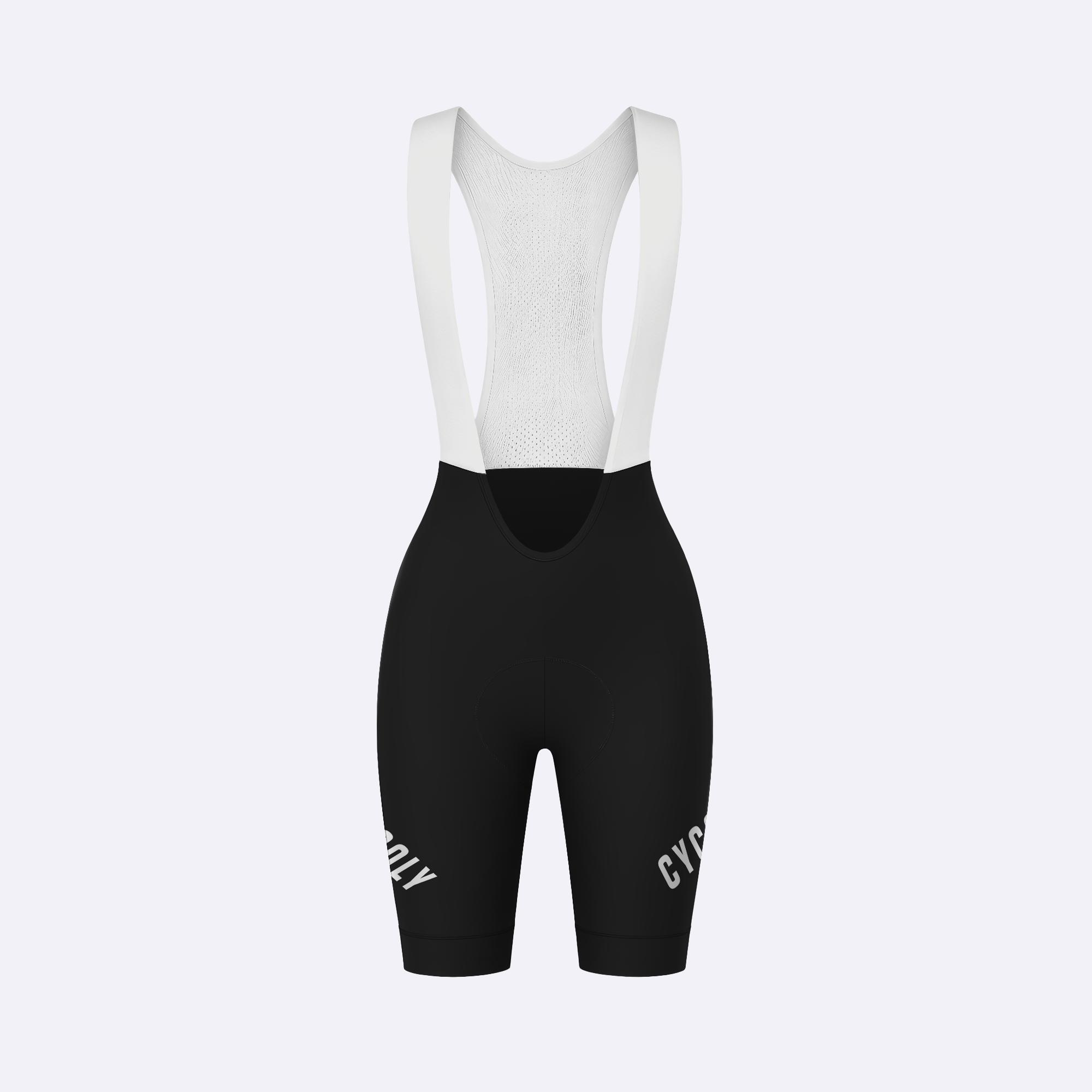 CYCOLY Women's Bib Shorts – Black & White