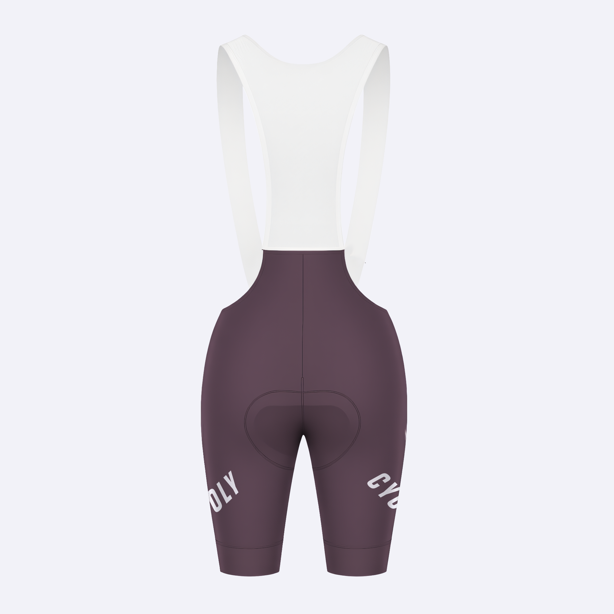 CYCOLY Women's Bib Shorts – Wine plum
