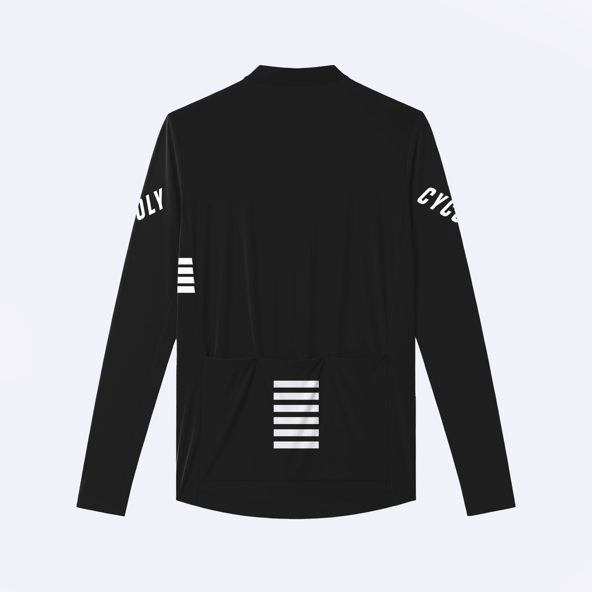 Heritage Pro Men's Long Sleeve Cycling Jersey - Black