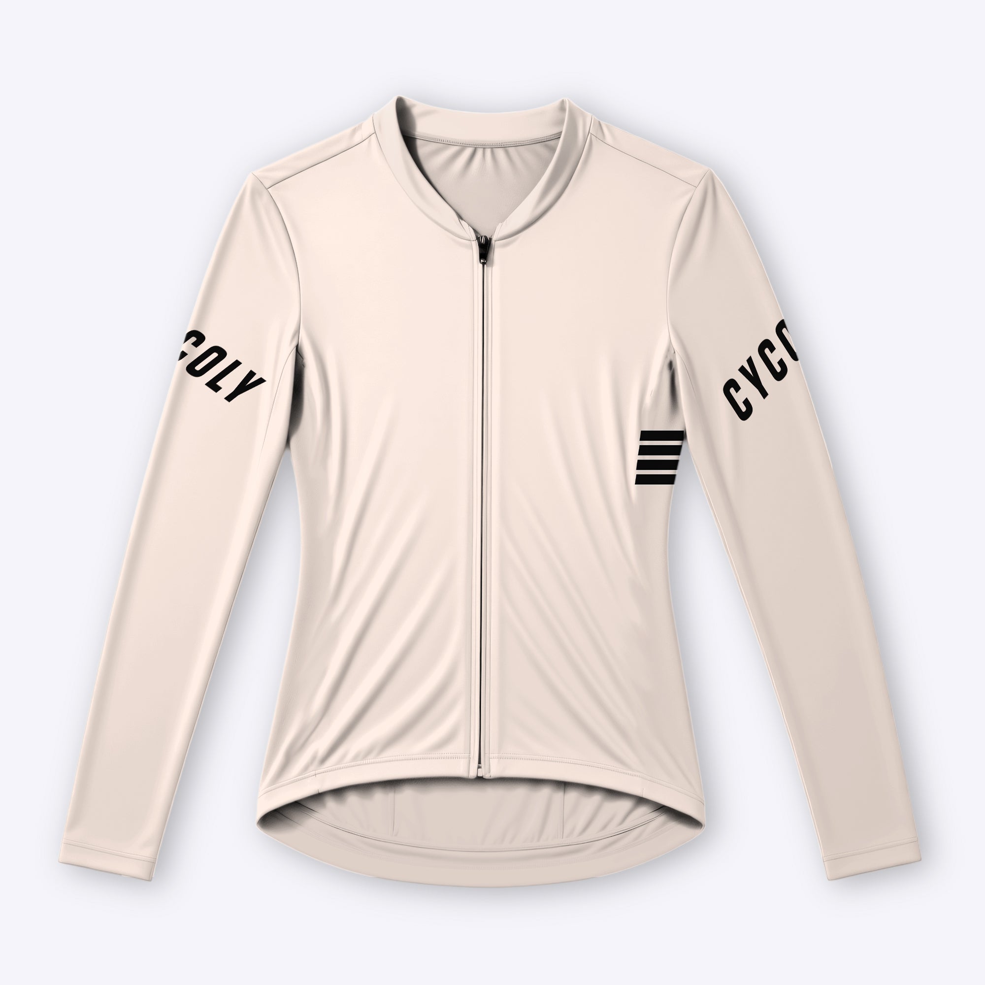 Heritage Pro Women's Long Sleeve Cycling Jersey - Ivory