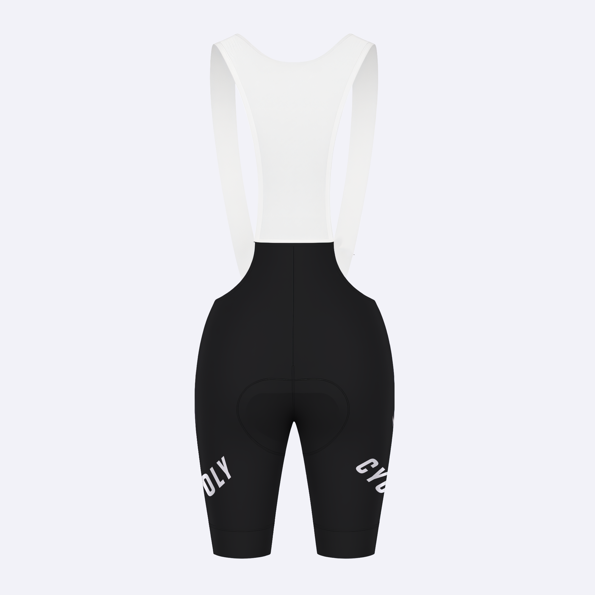 CYCOLY Women's Bib Shorts – Black & White