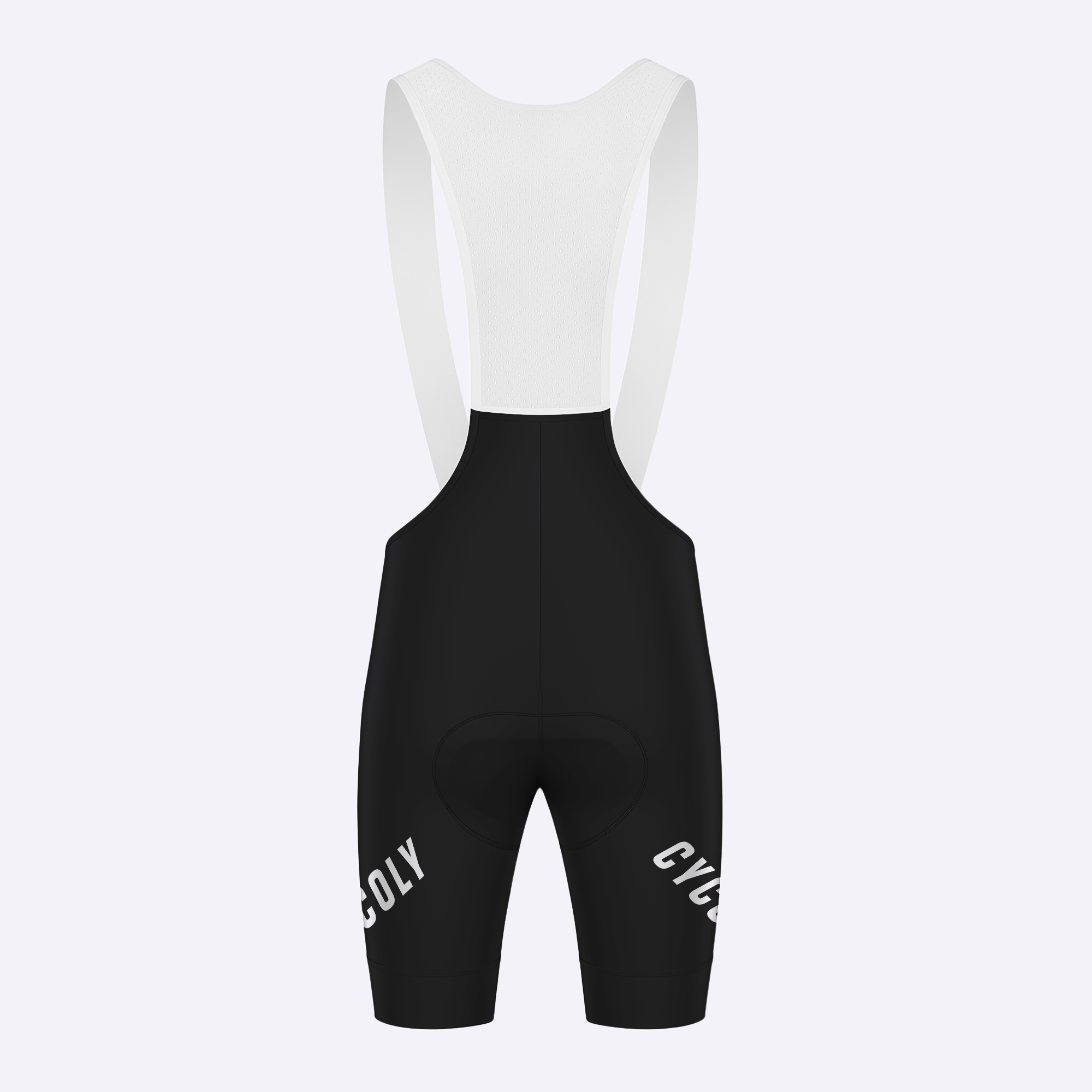 CYCOLY Men's Bib Shorts – Black & White