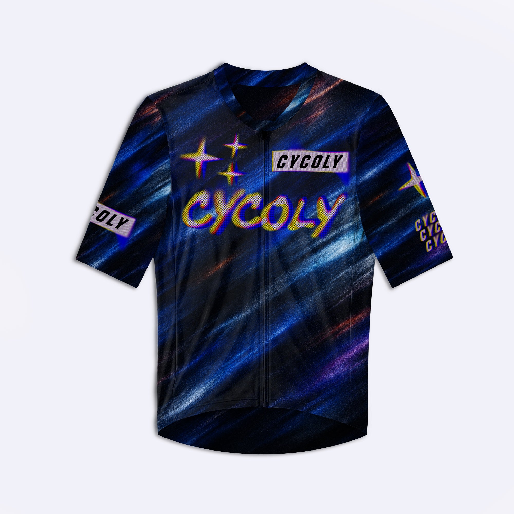 Nebula Racer Premium Men's Short Sleeve Cycling Jersey