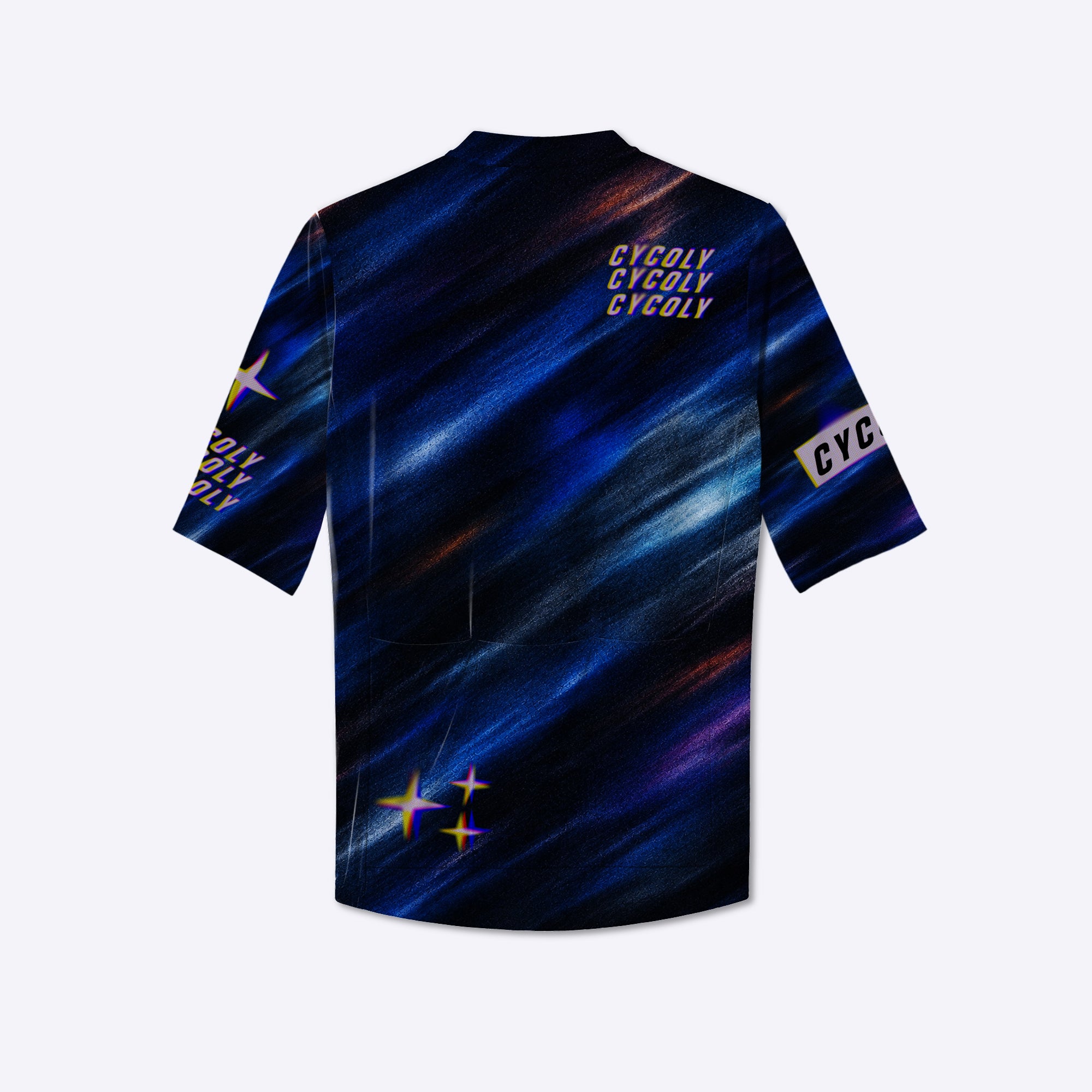 Nebula Racer Premium Men's Short Sleeve Cycling Jersey