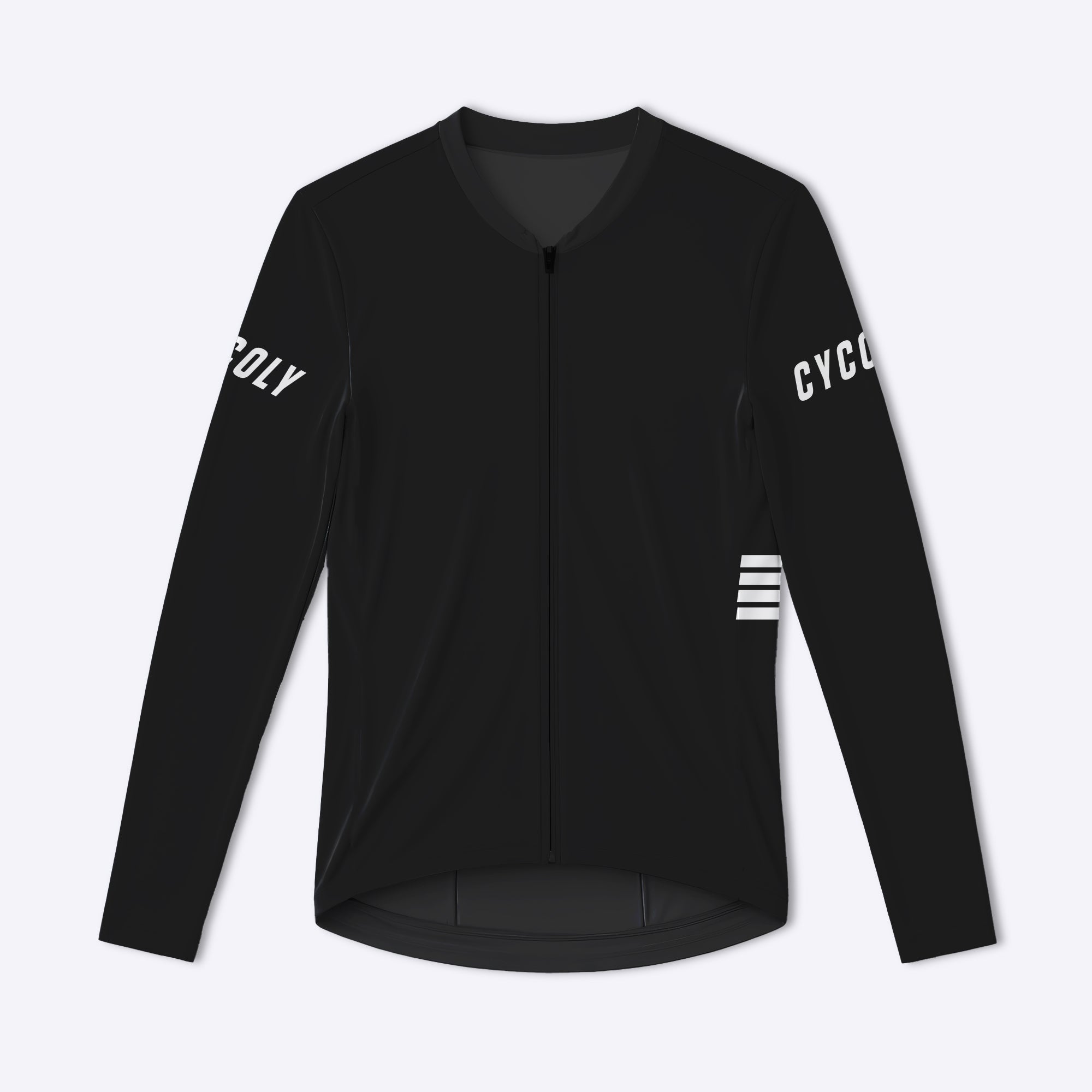 Heritage Pro Men's Long Sleeve Cycling Jersey - Black