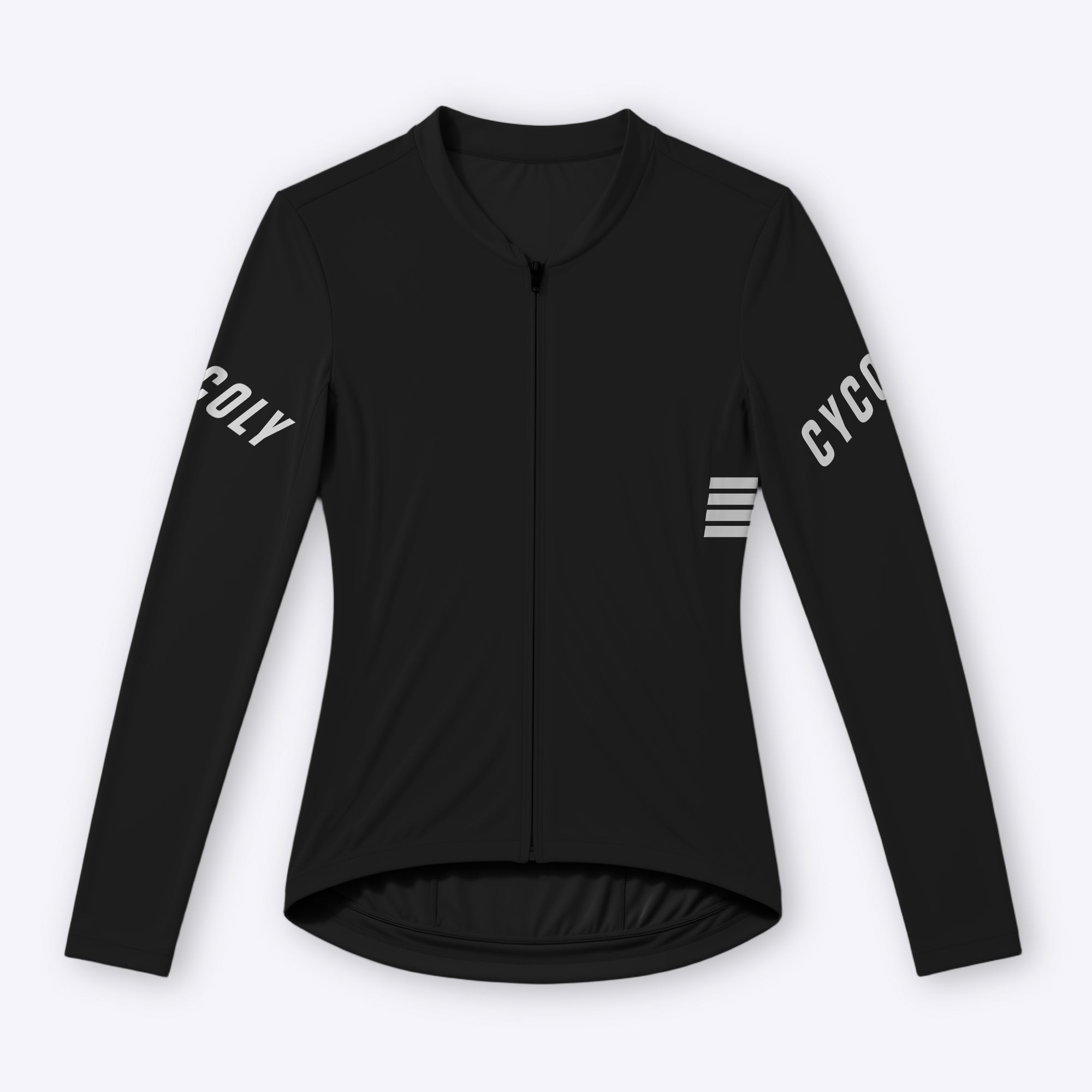 Heritage Pro Women's Long Sleeve Cycling Jersey - Black